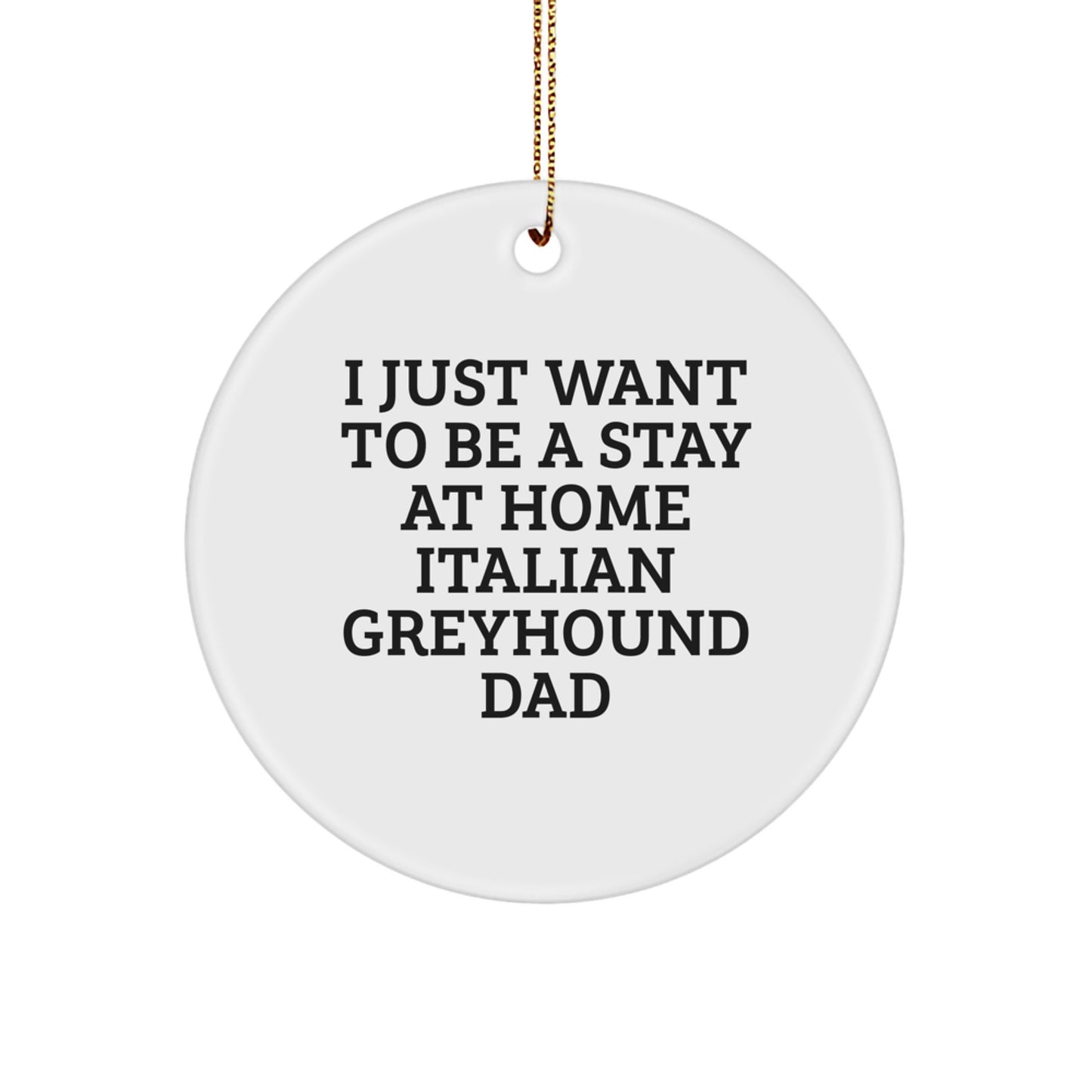 Funny Italian Greyhound Dog Gifts for Men, Italian Greyhound Dog Dad Christmas Unique Gifts, Gifts from Dad - Image 1