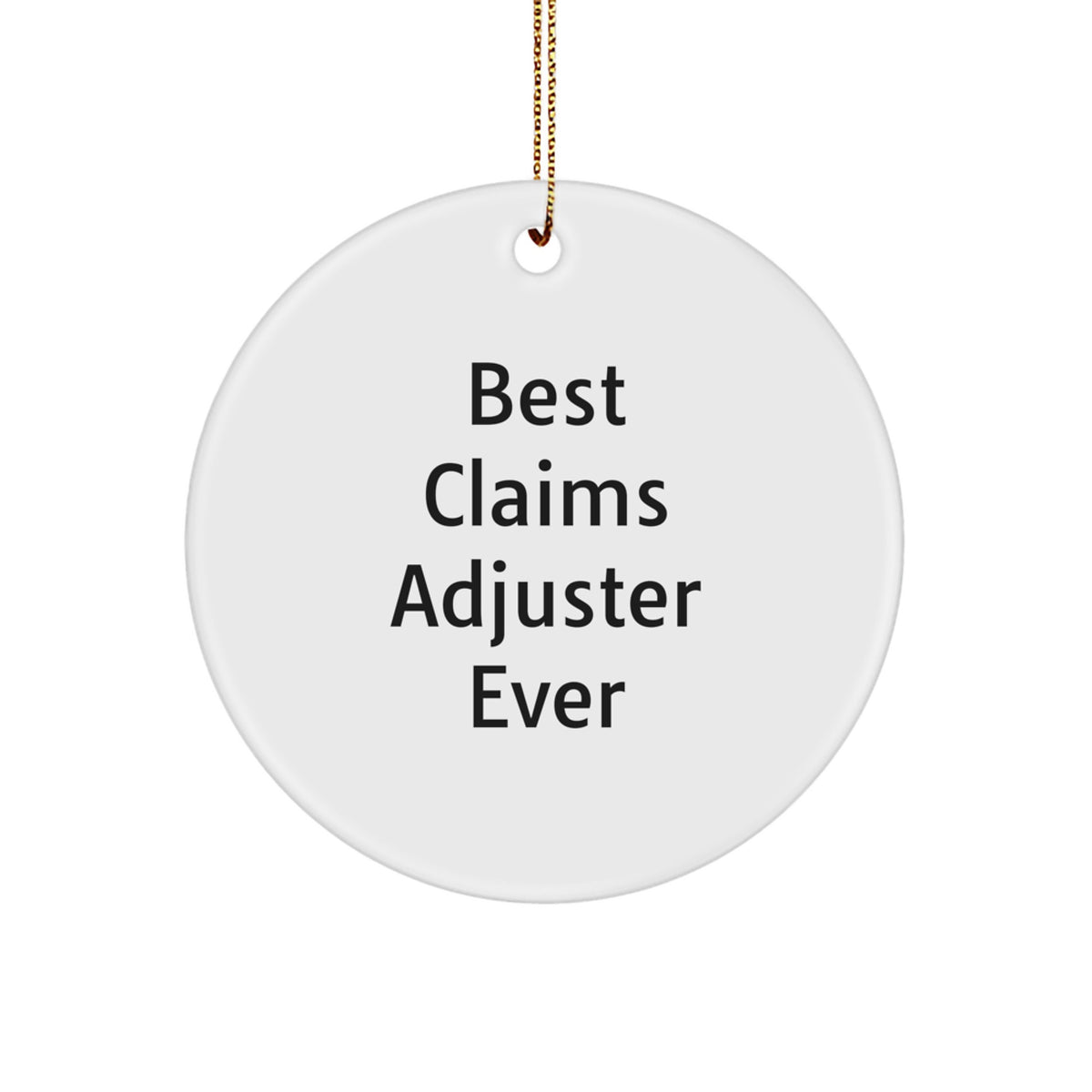 Claims Adjuster Keepsake Holiday Christmas Ornament for Him Gift - Image 1