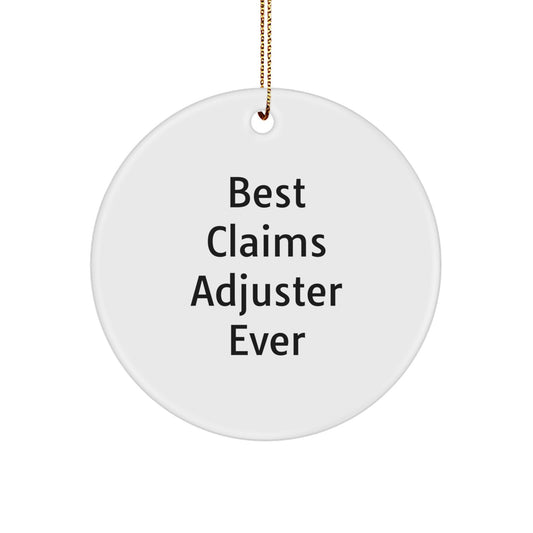 Claims Adjuster Keepsake Holiday Christmas Ornament for Him Gift - Image 1