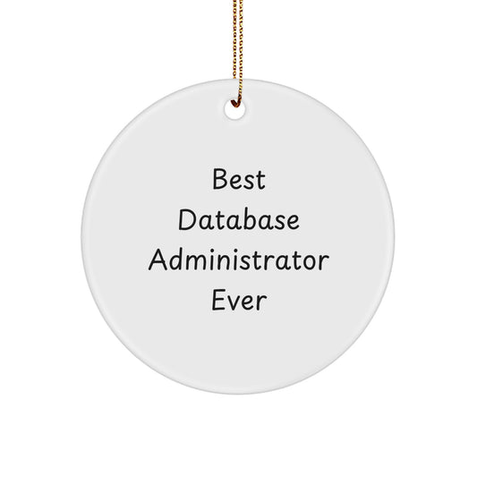 Best Database Administrator Novelty Christmas Ornament Gift for Friends - Image 1