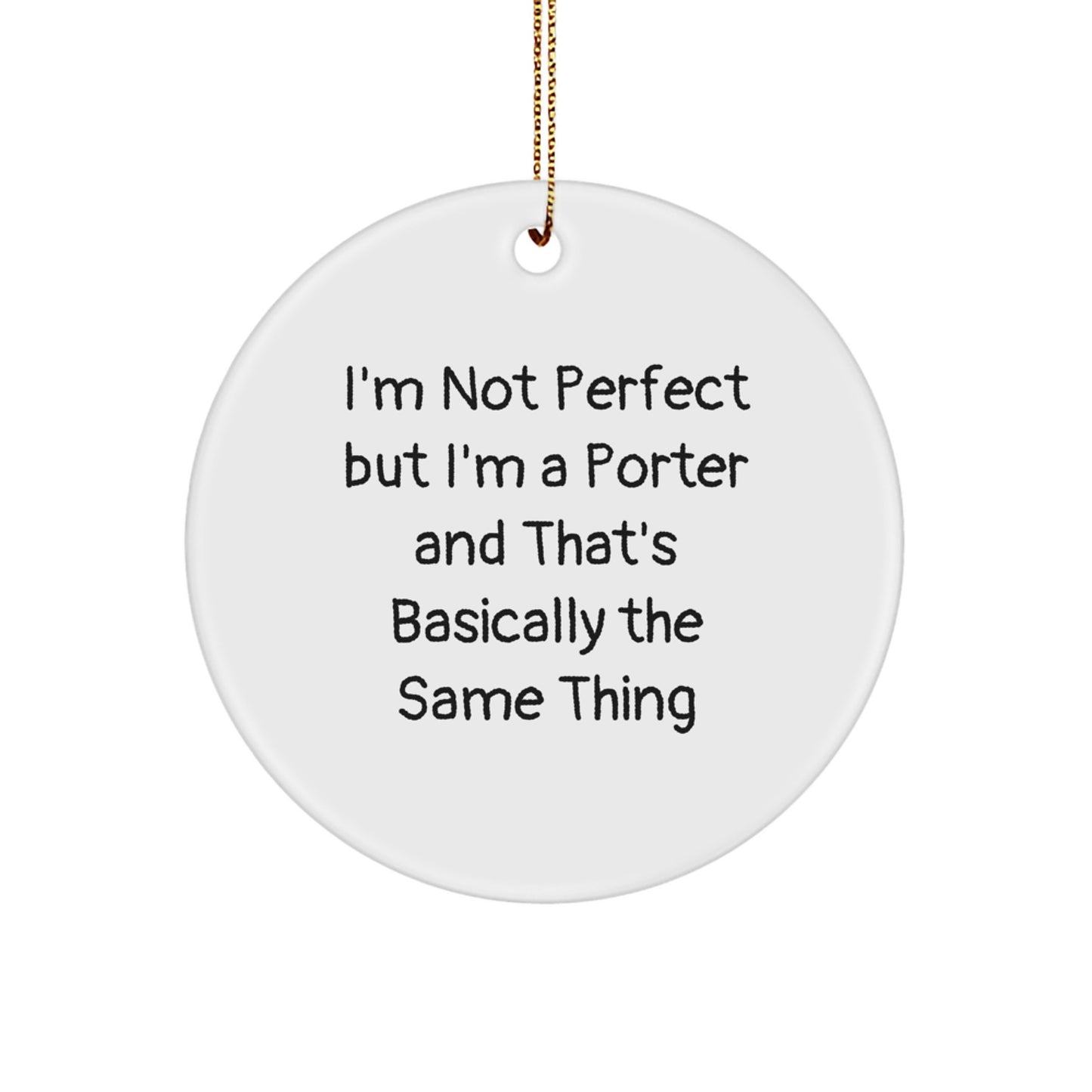Porter Circle Christmas Ornament Idea Surprise Gift for Coworkers - Image 1