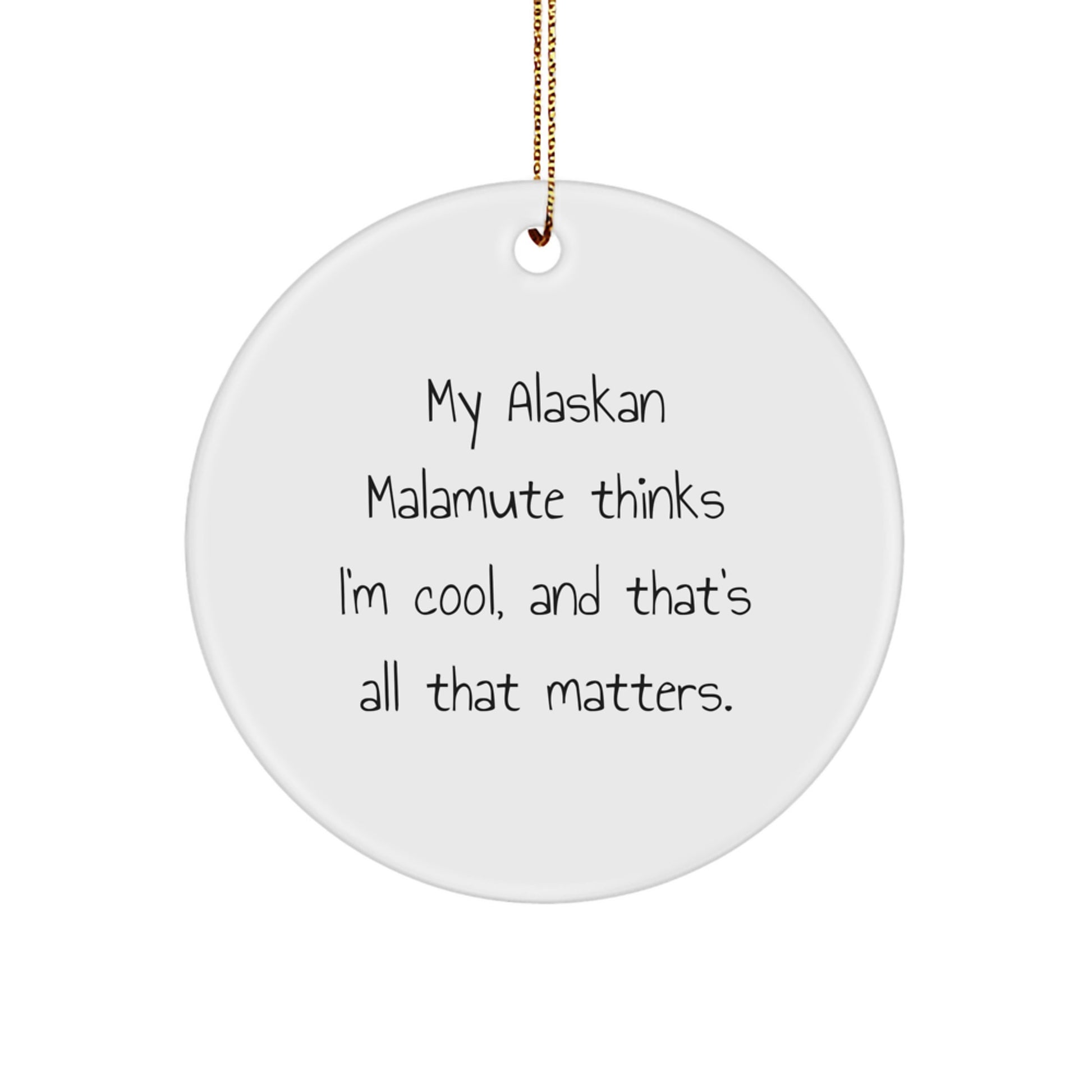 Funny Alaskan Malamute Dog Gifts for Men, Women, Friends, and Family - Gifts from Mom, Dad, Kids, or Grandparents, Perfect for Christmas Unique Gifts - Image 1