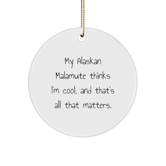 Funny Alaskan Malamute Dog Gifts for Men, Women, Friends, and Family - Gifts from Mom, Dad, Kids, or Grandparents, Perfect for Christmas Unique Gifts - Image 1