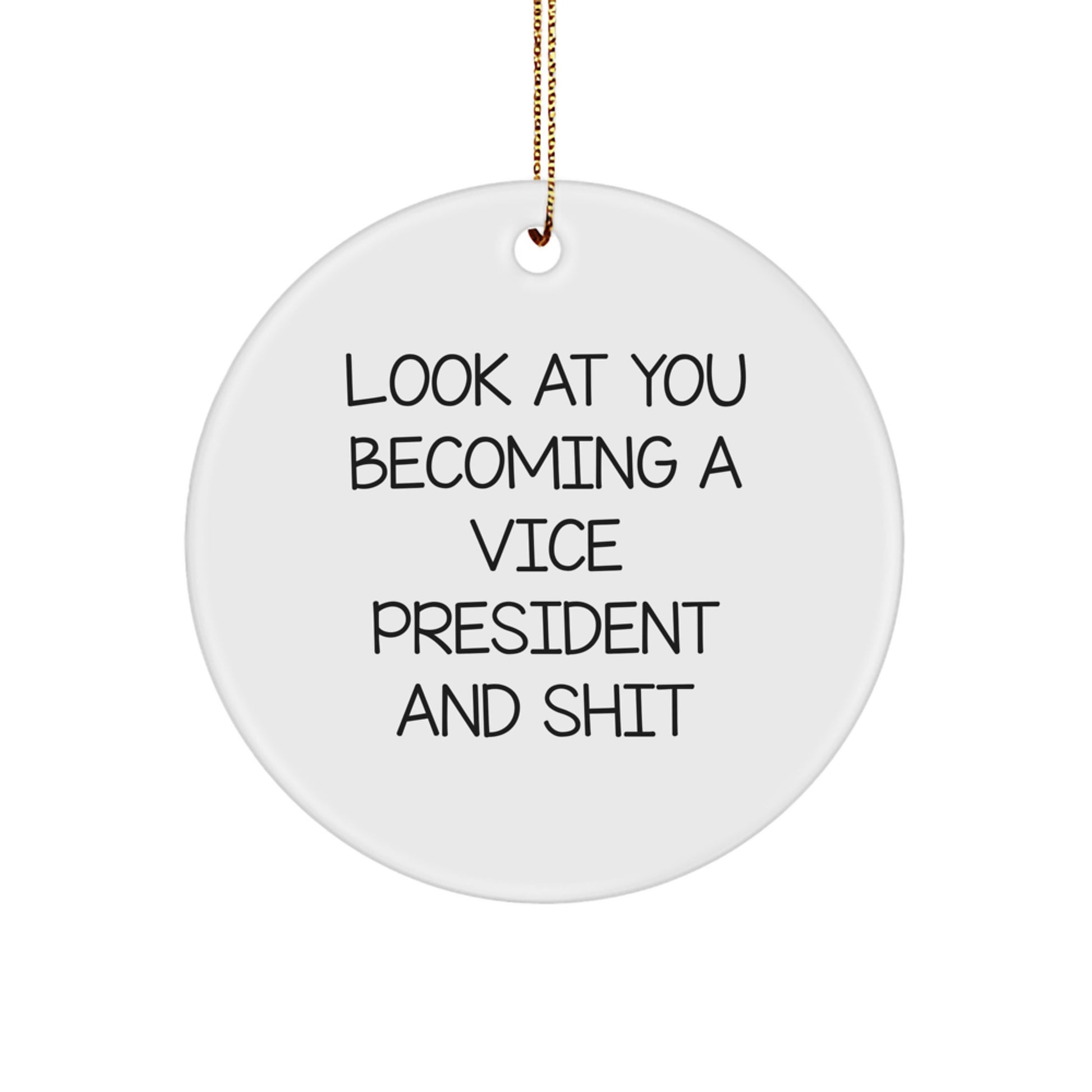 Christmas Gift for Her Vice President Look At You Becoming A Present - Image 1