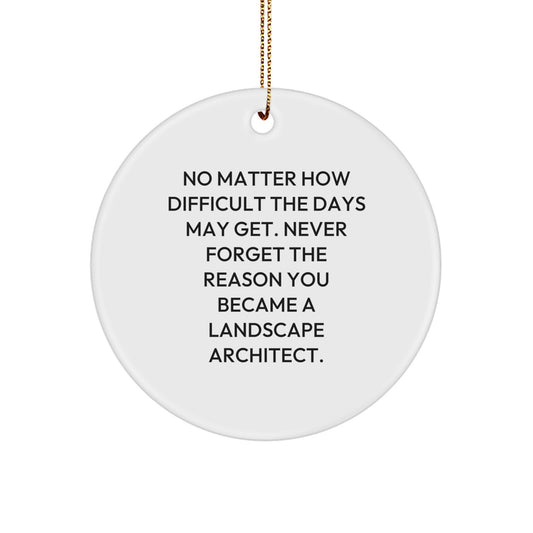 Funny Inspirational Landscape Architect Christmas Unique Gifts from Friends and Family - Image 1