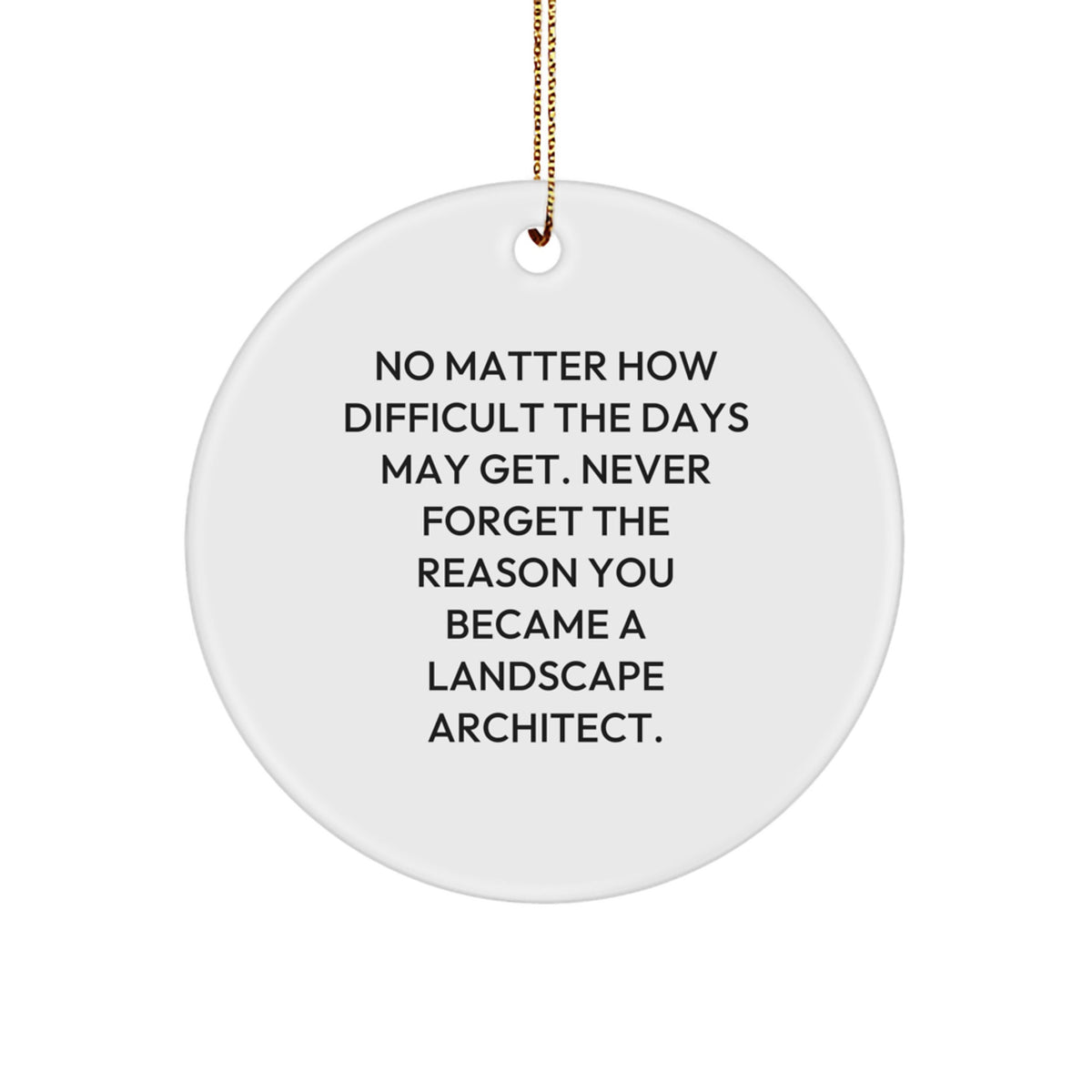 Funny Inspirational Landscape Architect Christmas Unique Gifts from Friends and Family - Image 1