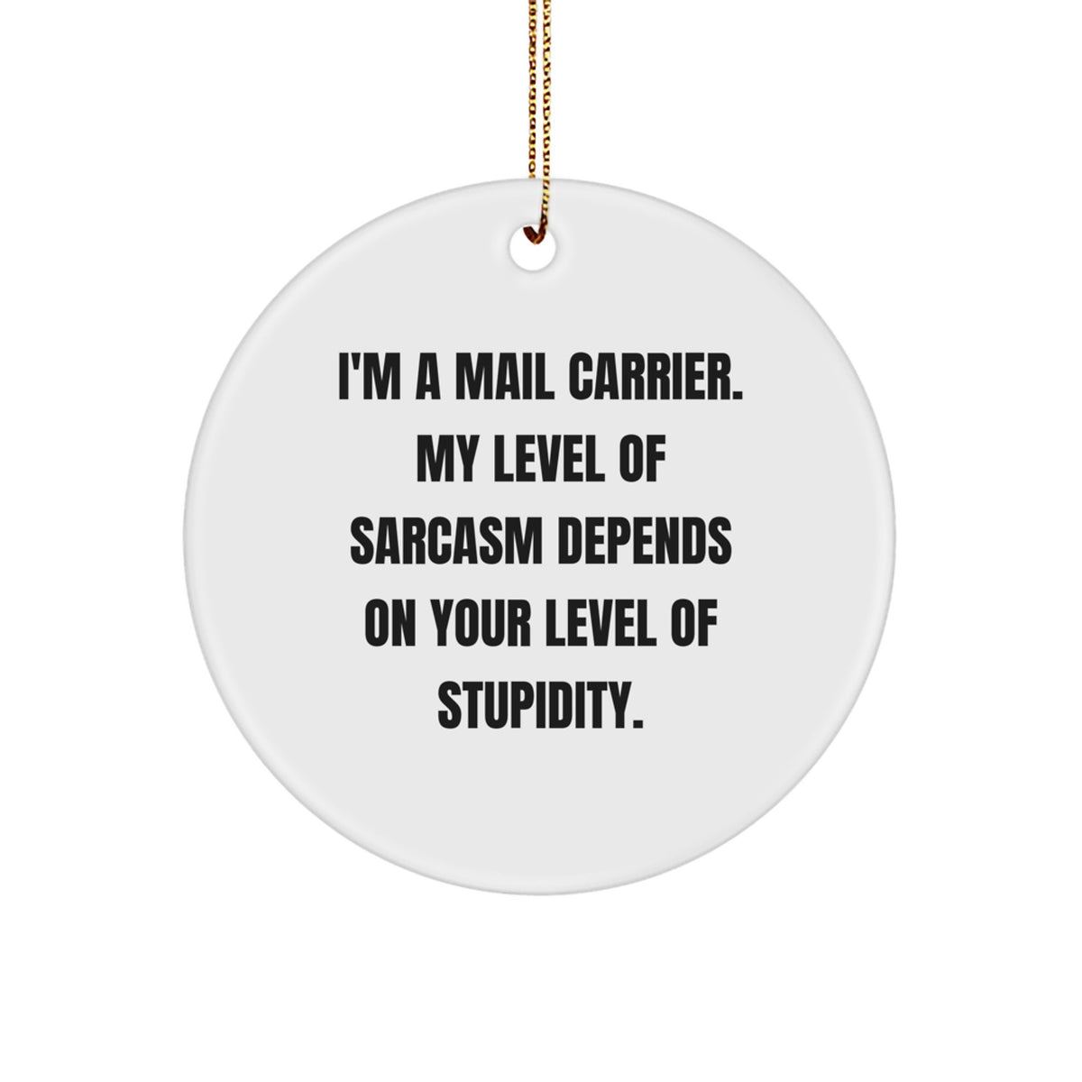 Funny Mail Carrier Gifts for Christmas - 'I'm A Mail Carrier... Gifts from Friends for Mail Carrier',
   - Image 1
