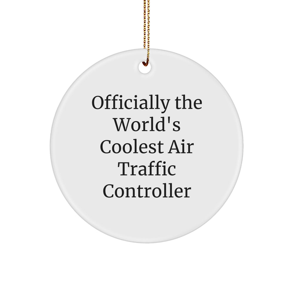 Funny Air Traffic Controller Gifts from Friends - Officially The World's Coolest Air Traffic Controller Christmas Unique Gifts for Air Traffic Controller Men - Image 1