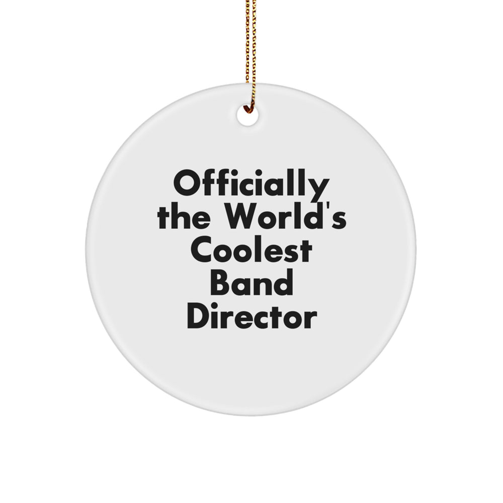 Funny Band Director Gifts from Friends - Officially The World's Coolest Band Director Christmas Unique Gifts for Men Band Director - Image 1