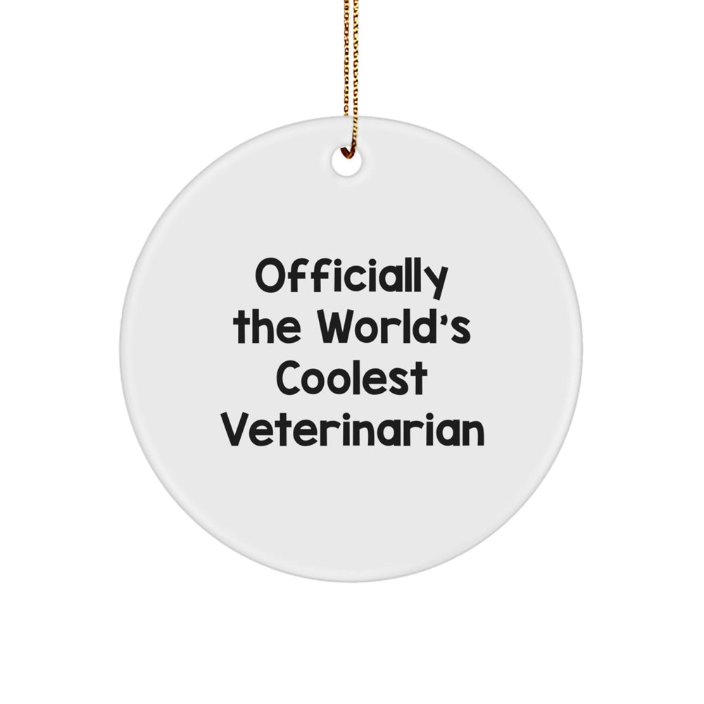 Funny Veterinarian Gifts, Officially The World's Coolest Veterinarian Christmas Unique Presents for Veterinarians - Image 1