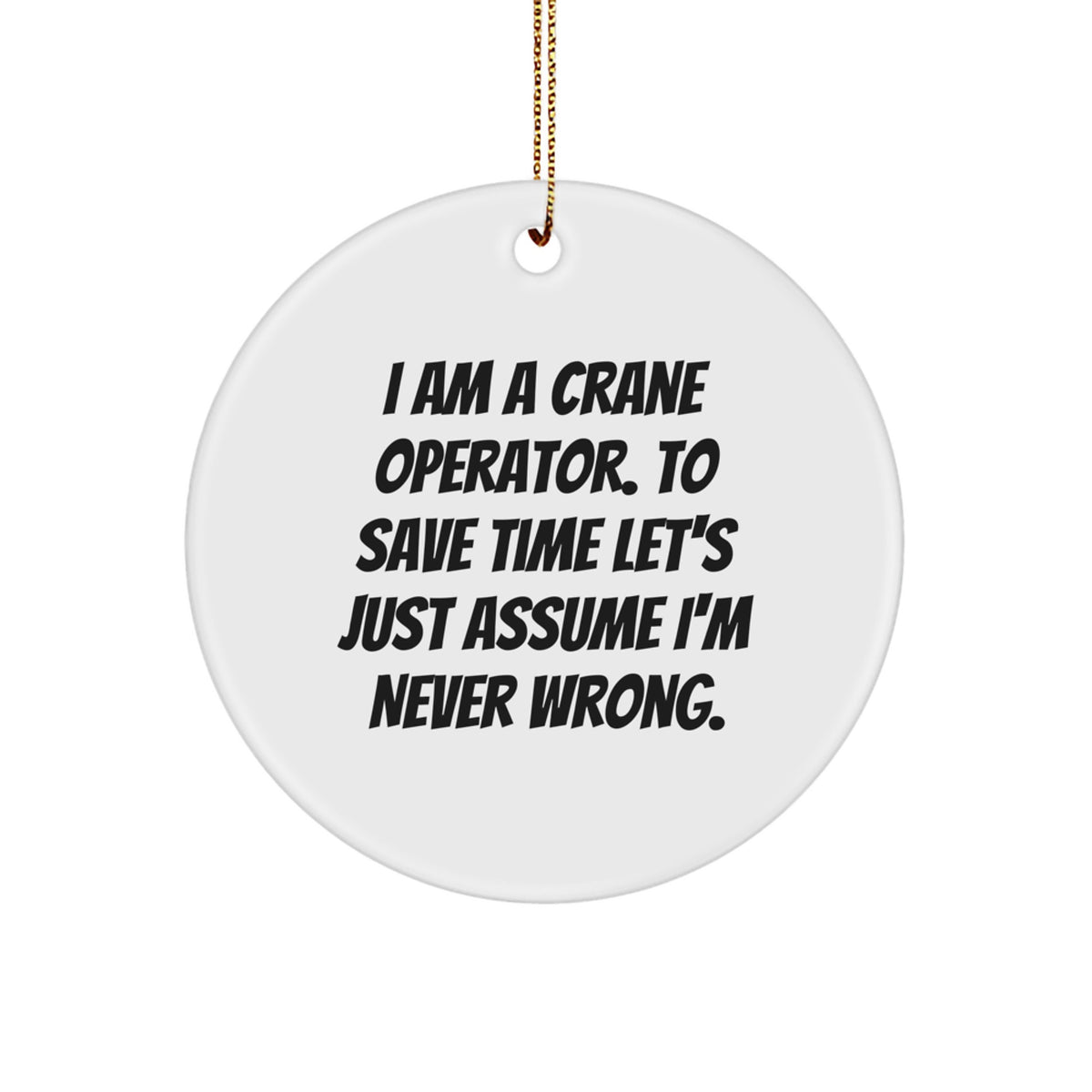 Funny Crane Operator Gifts from Men to Crane Operator Friends for Christmas Unique - Image 1