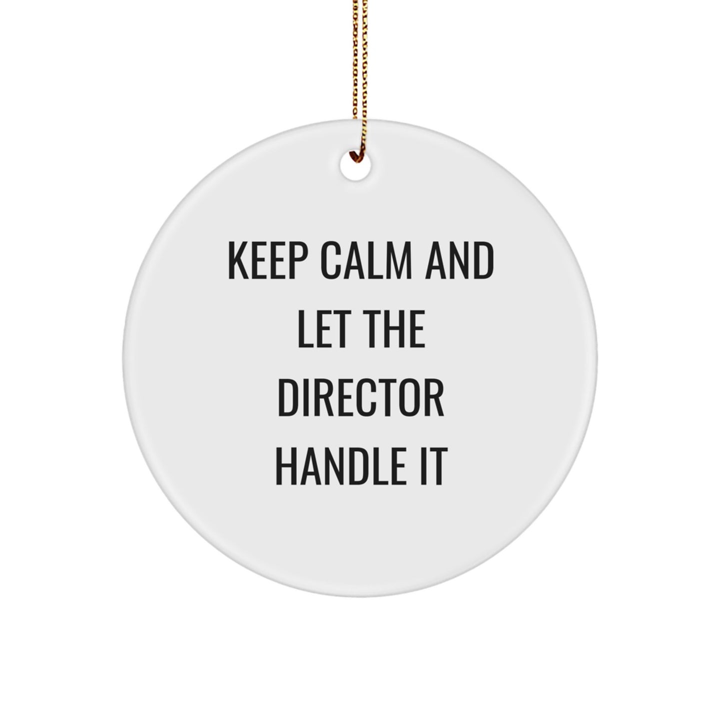 Funny Director Circle Ornament Gifts from Family for Men on Christmas Unique - Image 1