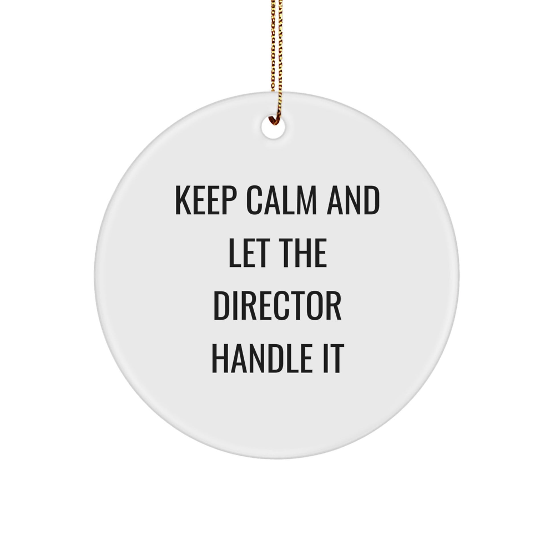 Funny Director Circle Ornament Gifts from Family for Men on Christmas Unique - Image 1