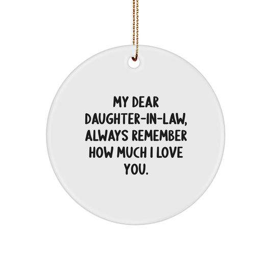 Funny Daughter-in-law Gifts for Her Special Place, My Dear Daughter-in-law, Gifts from Family to Daughter-in-law, Christmas Unique Gifts for Daughter-in-law - Image 1