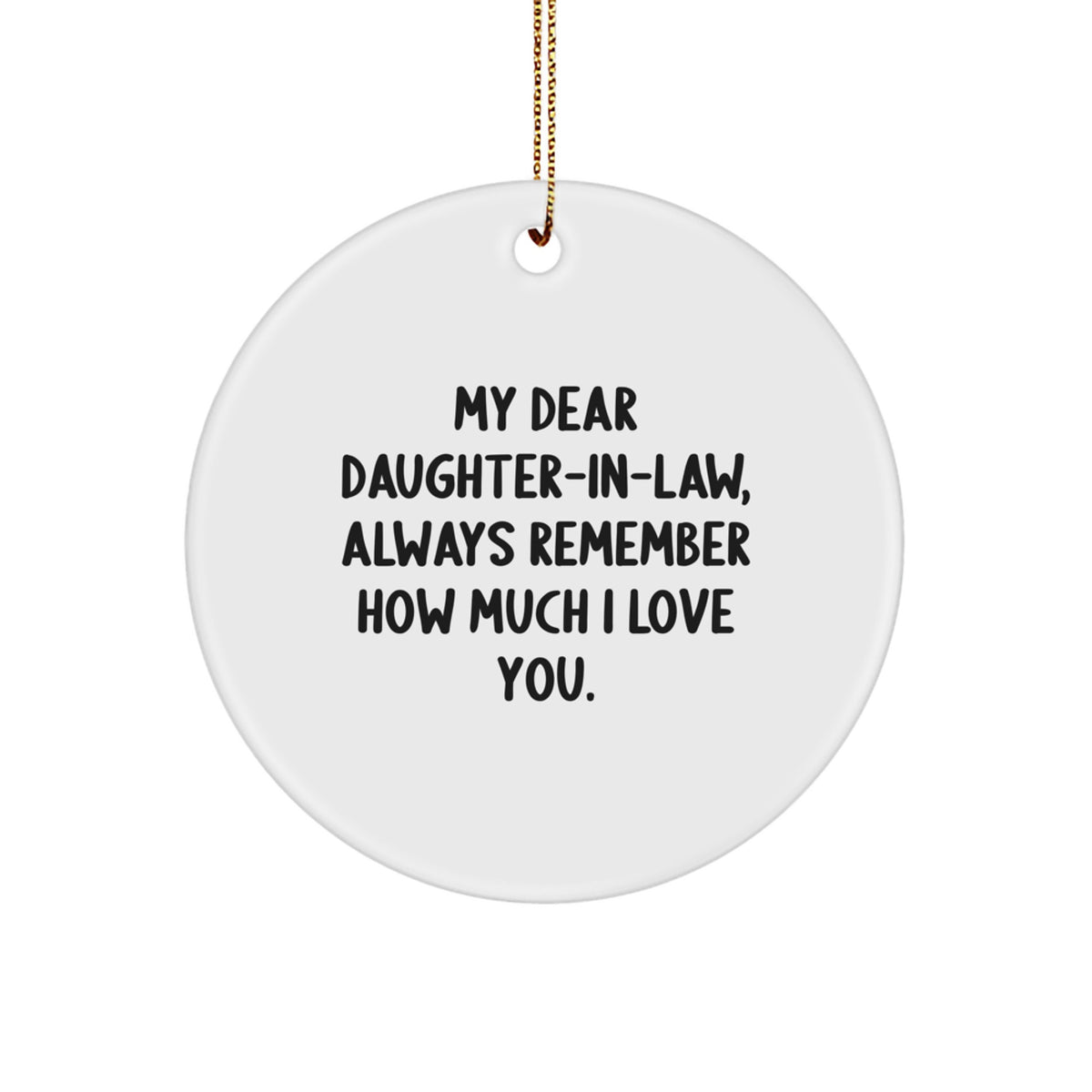 Funny Daughter-in-law Gifts for Her Special Place, My Dear Daughter-in-law, Gifts from Family to Daughter-in-law, Christmas Unique Gifts for Daughter-in-law - Image 1