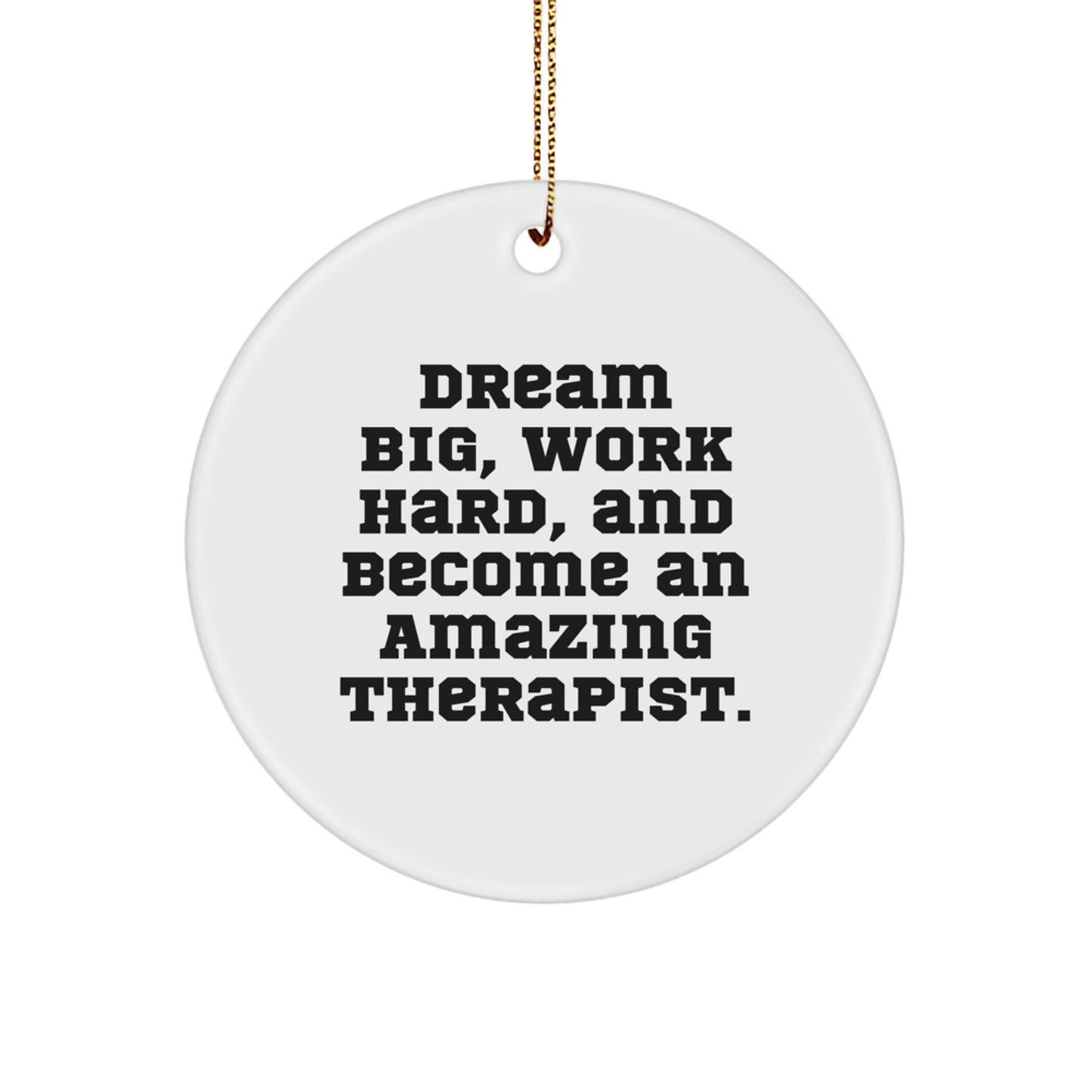 Unique Therapist Gifts from Friends, Funny Inspirational Christmas Unique Gifts for Therapist Men Women Coworkers - Image 1