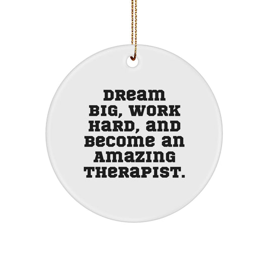 Unique Therapist Gifts from Friends, Funny Inspirational Christmas Unique Gifts for Therapist Men Women Coworkers - Image 1