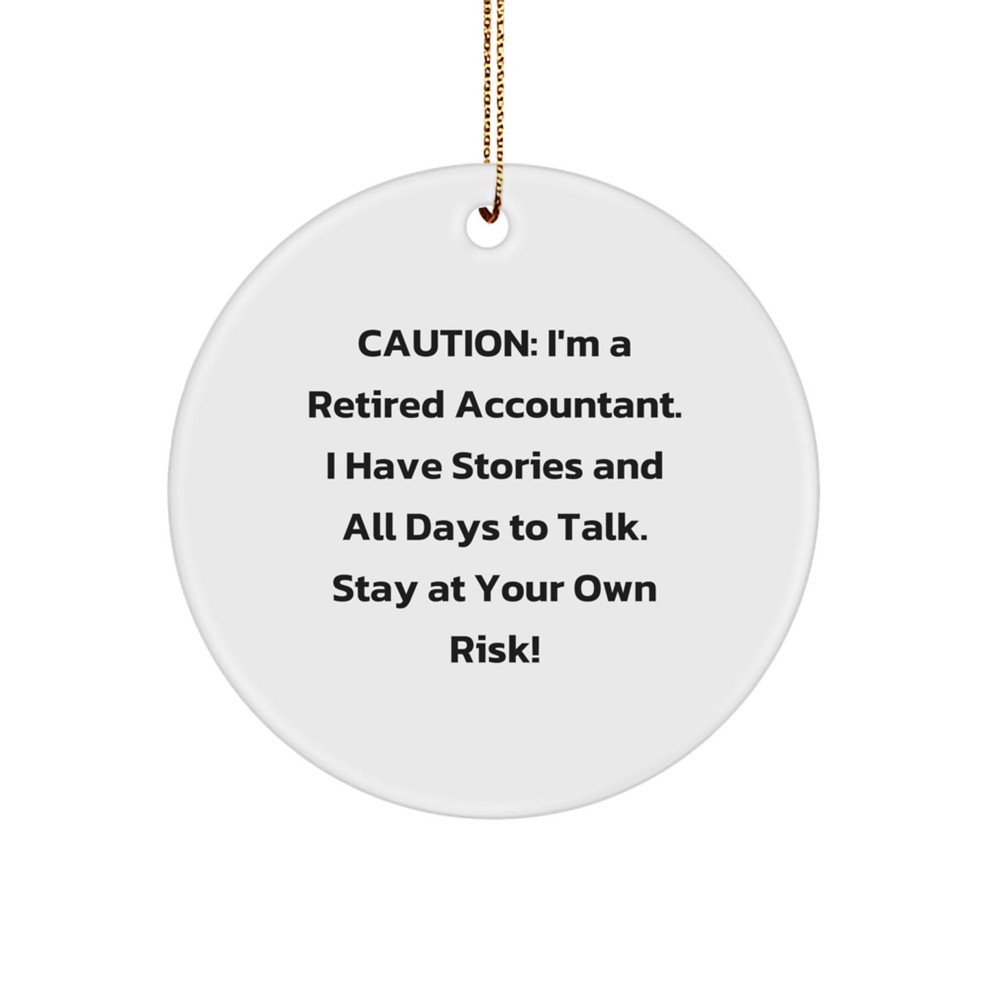 For Family Accountant Christmas Ornament Treasure Bright Gift - Image 1