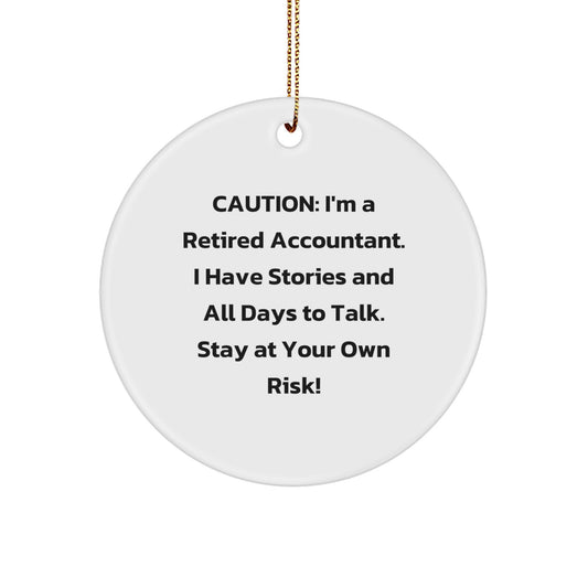 For Family Accountant Christmas Ornament Treasure Bright Gift - Image 1