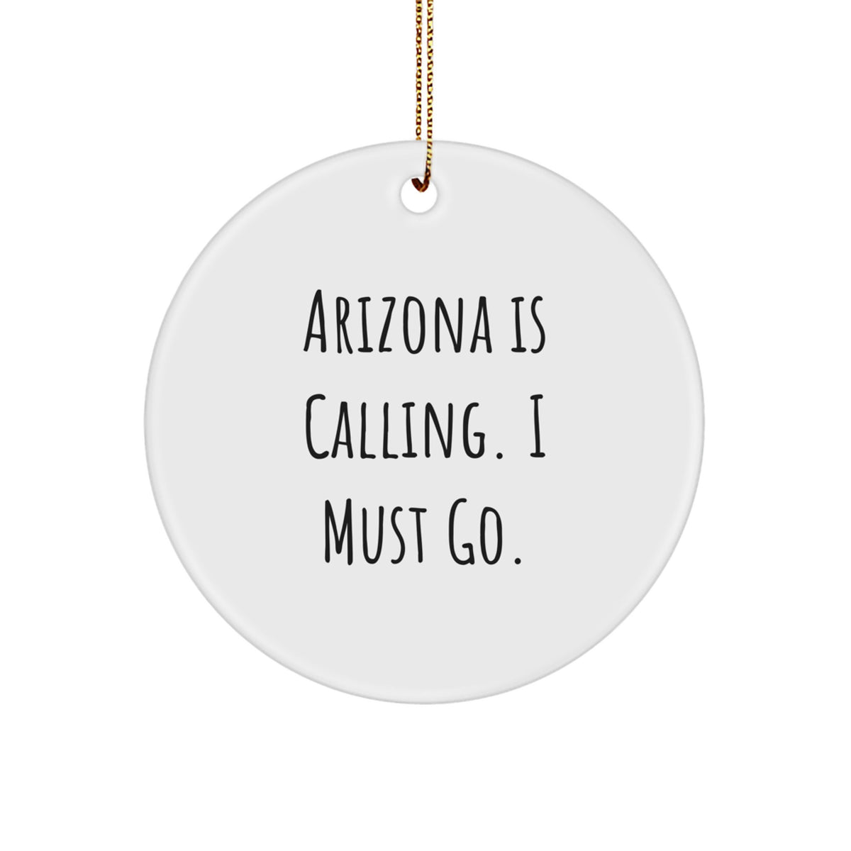 Arizona Christmas Ornament Gift for a Colleague - Companion Keepsake - Image 1