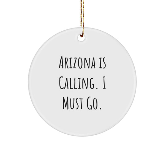 Arizona Christmas Ornament Gift for a Colleague - Companion Keepsake - Image 1