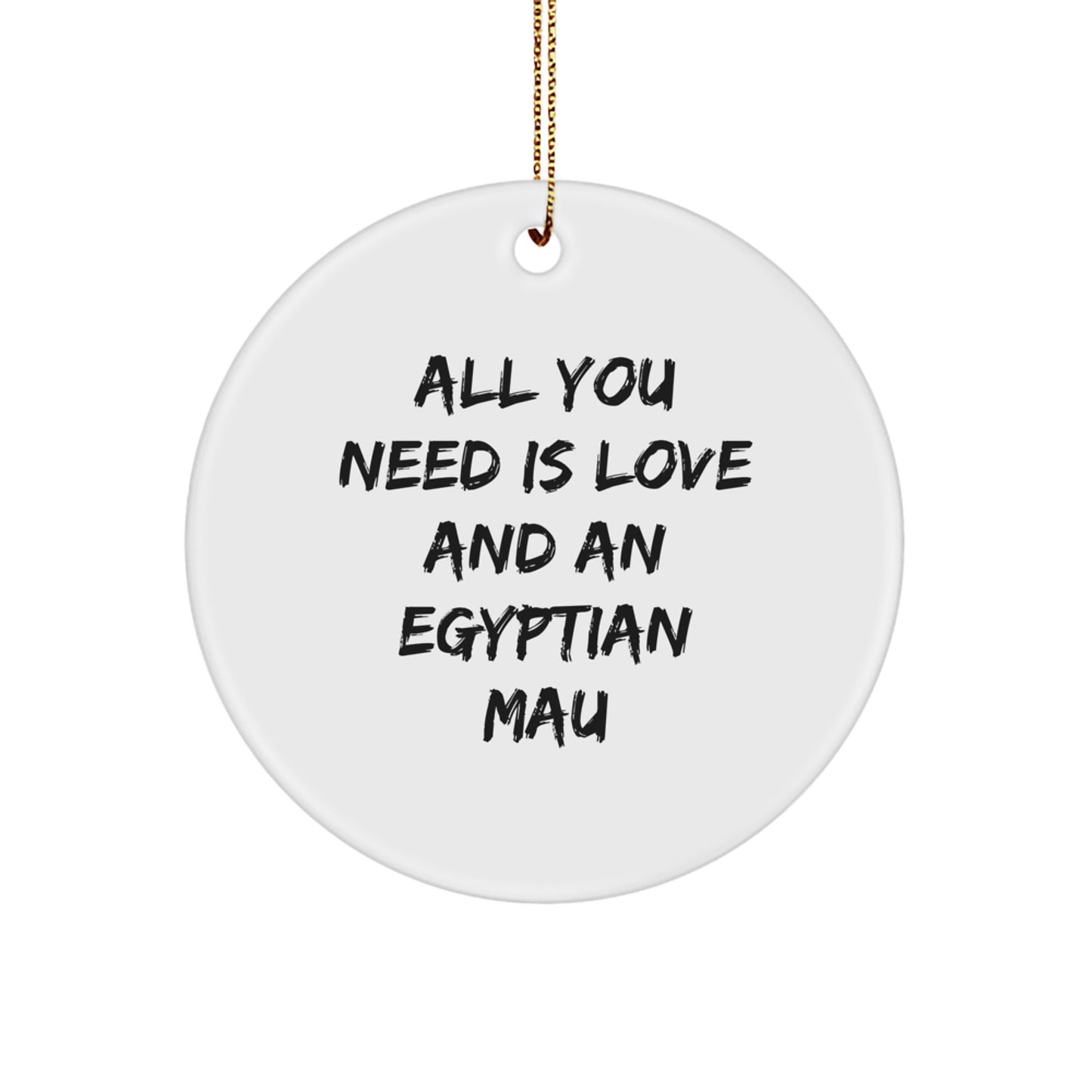 Egyptian Mau Cat Lover Gifts from Family Friends to Egyptian Mau Cat Enthusiasts - All You Need Is Love and An - Image 1
