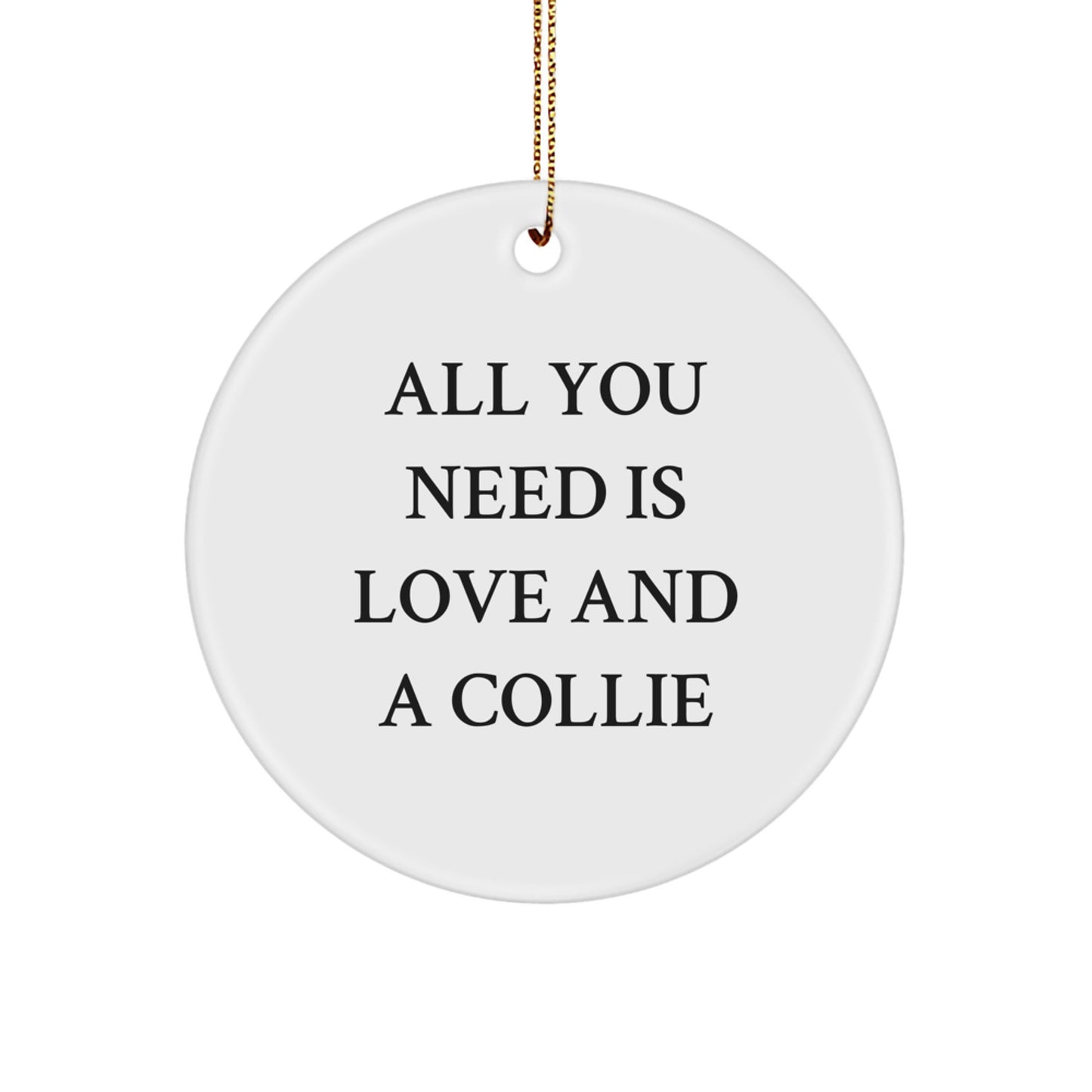 Funny Collie Dog Gifts from Family for Men Women Friends Coworkers during Christmas Unique Gifts - Image 1