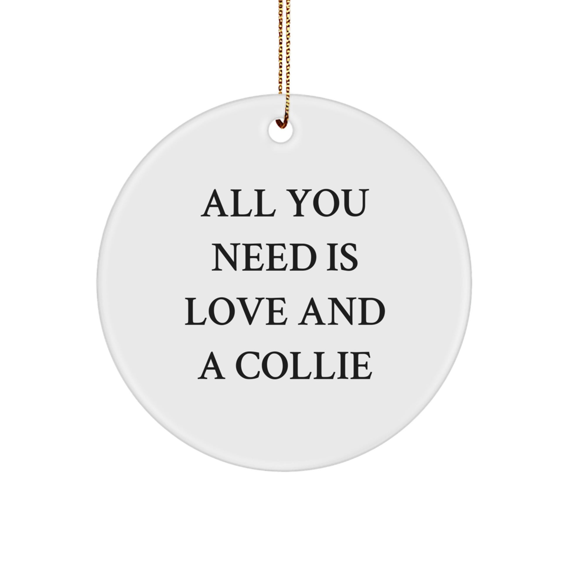 Funny Collie Dog Gifts from Family for Men Women Friends Coworkers during Christmas Unique Gifts - Image 1