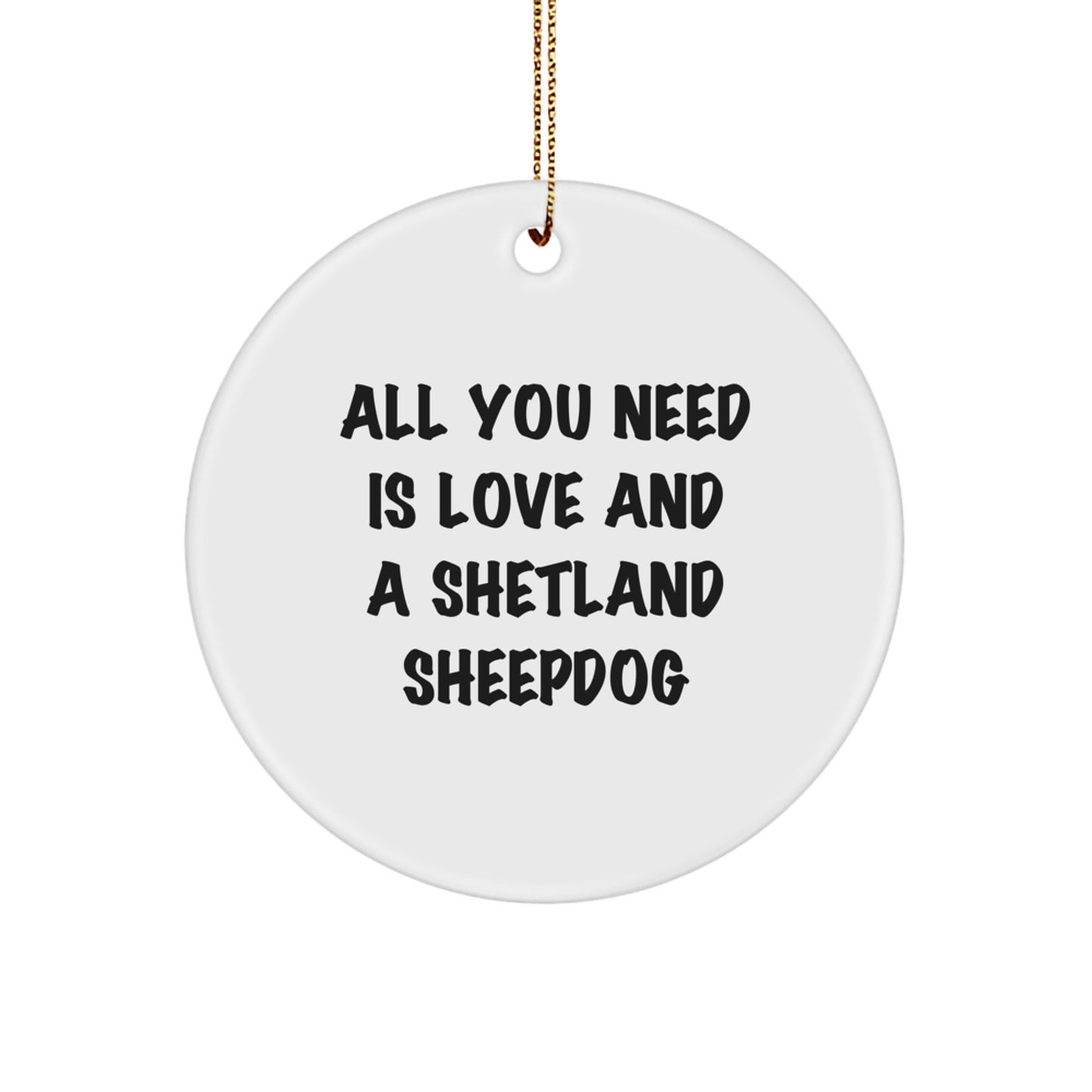 Shetland Sheepdog Lover Gifts from Friends and Family, Funny Shetland Sheepdog, Christmas Unique Gifts for Shetland Sheepdog Enthusiasts - Image 1