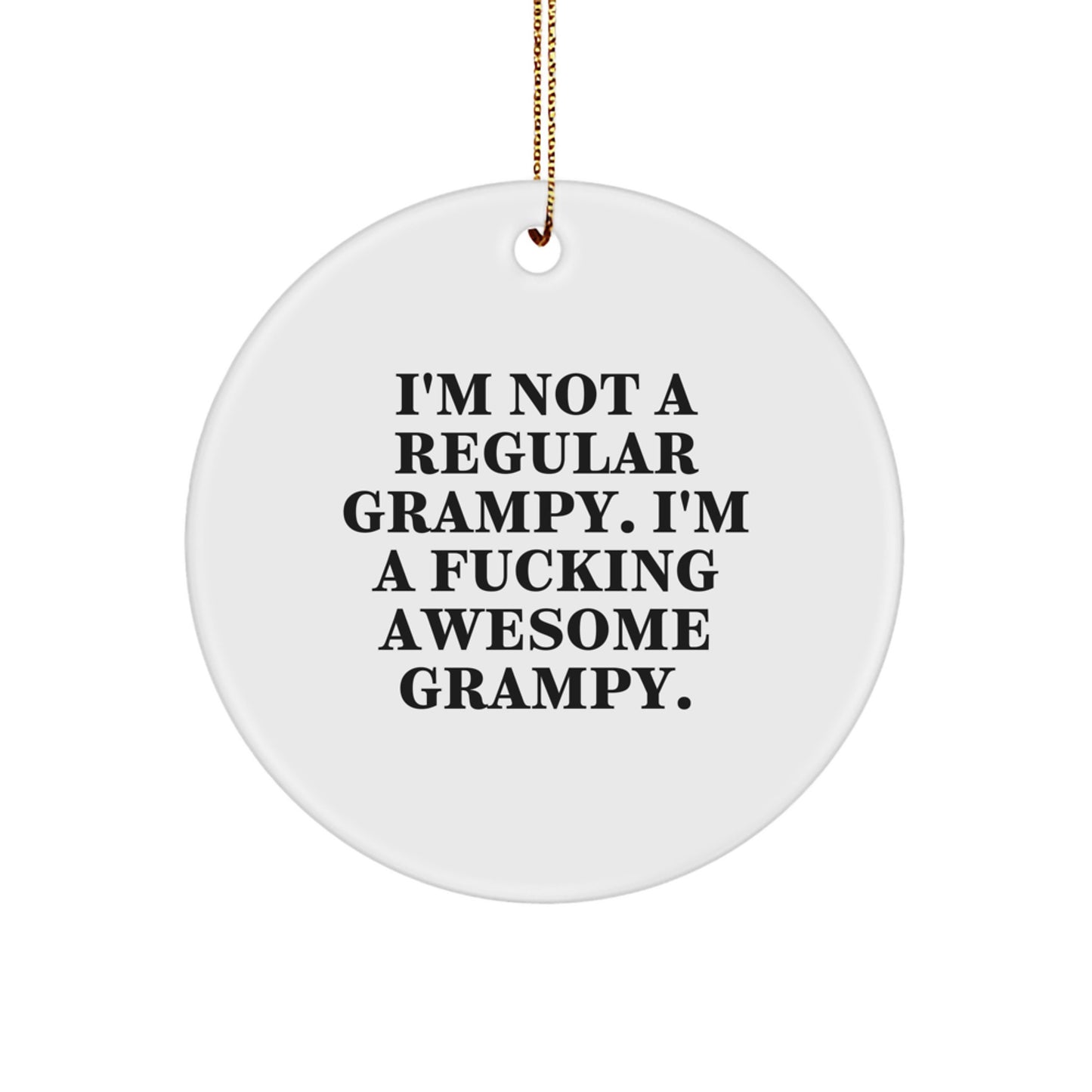 Grampy Keepsake Christmas Ornament for Him Gift - Image 1