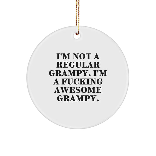 Grampy Keepsake Christmas Ornament for Him Gift - Image 1