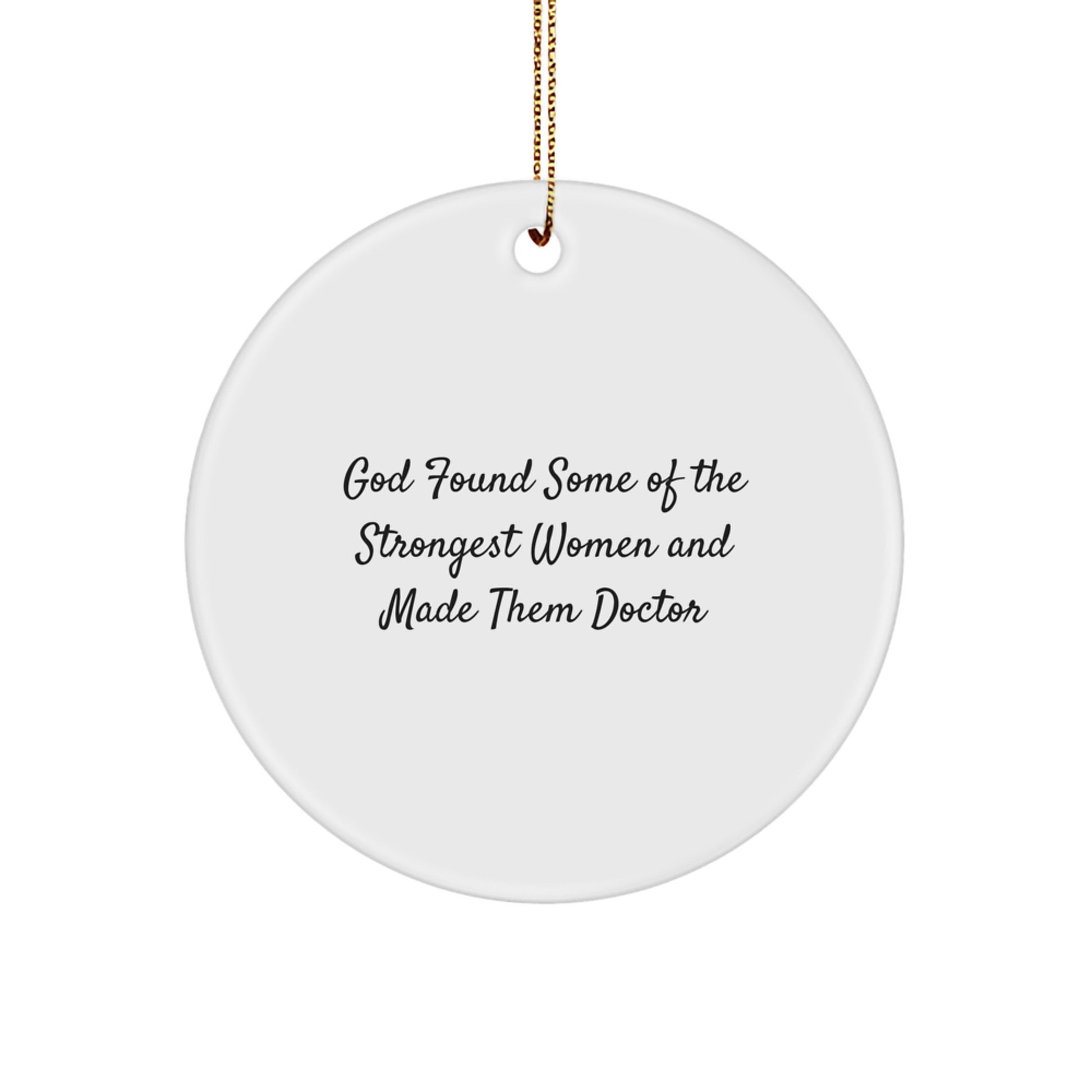 Inspirational Doctor Christmas Ornament Gift for Friends Novelty - Image 1