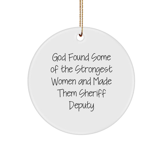 Funny Sheriff Deputy Gifts from Friends for Men Women Family Unique Christmas Unique Gifts - Image 1