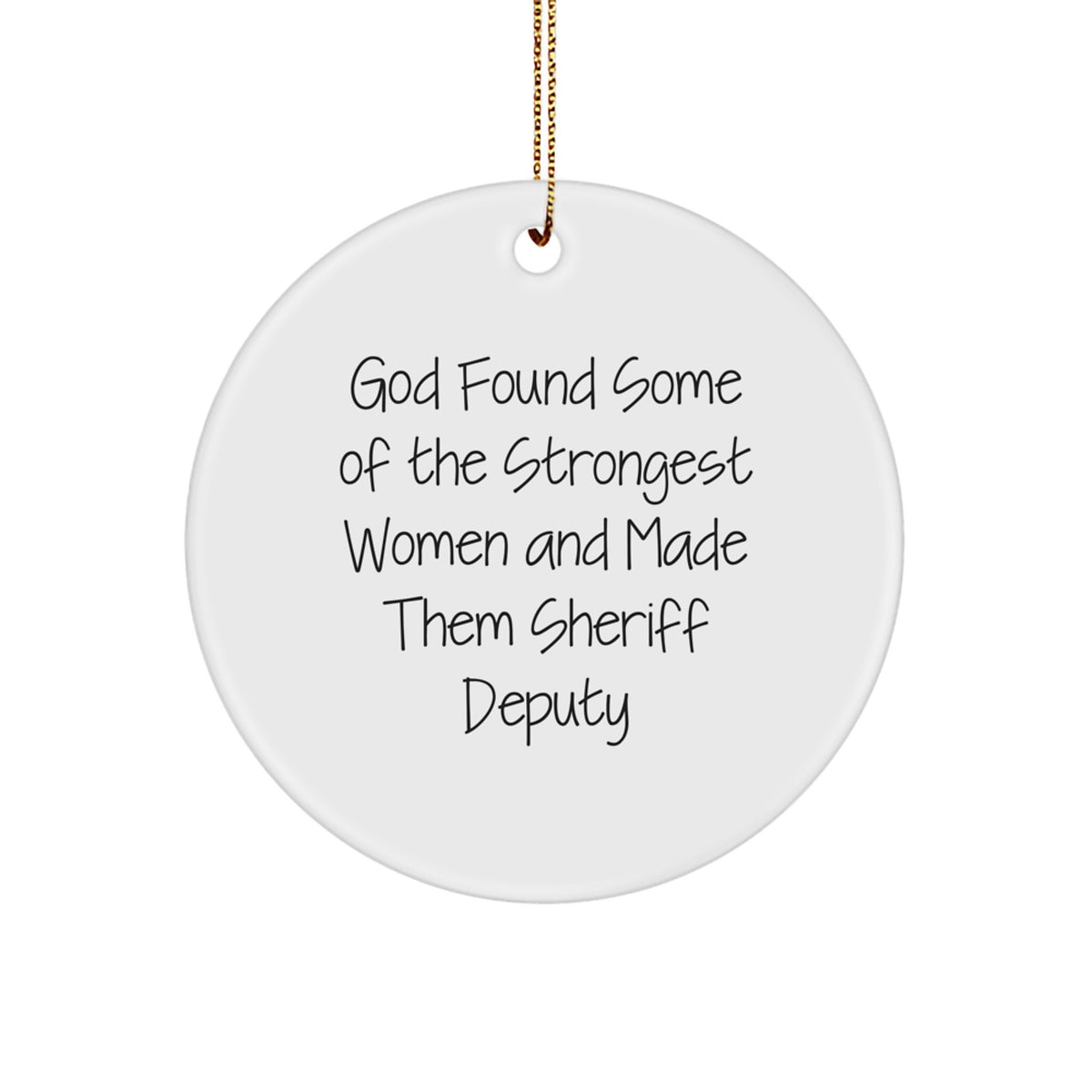 Funny Sheriff Deputy Gifts from Friends for Men Women Family Unique Christmas Unique Gifts - Image 1