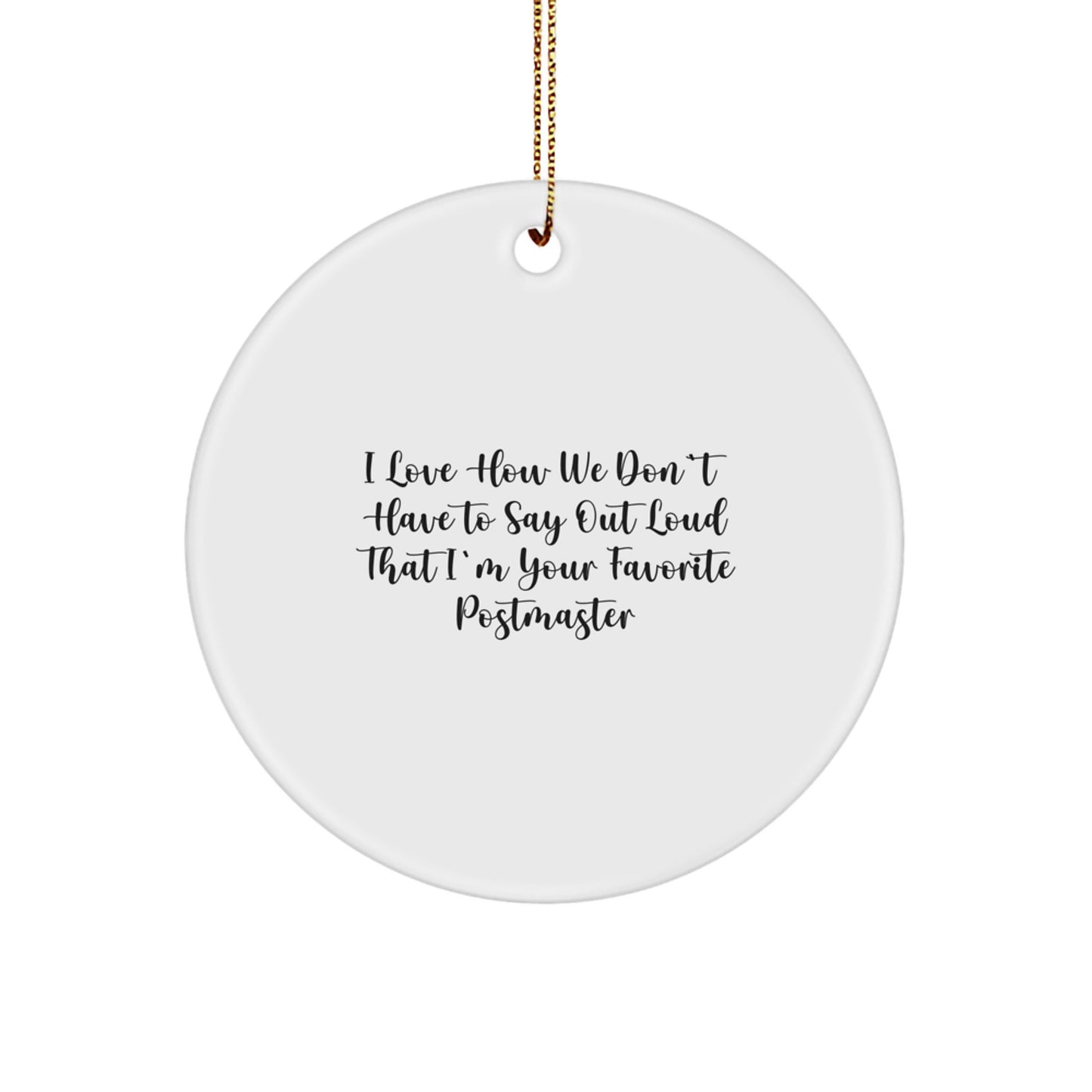 Christmas Unique Gift Ornament for Her – Postmaster Favorite Present - Image 1
