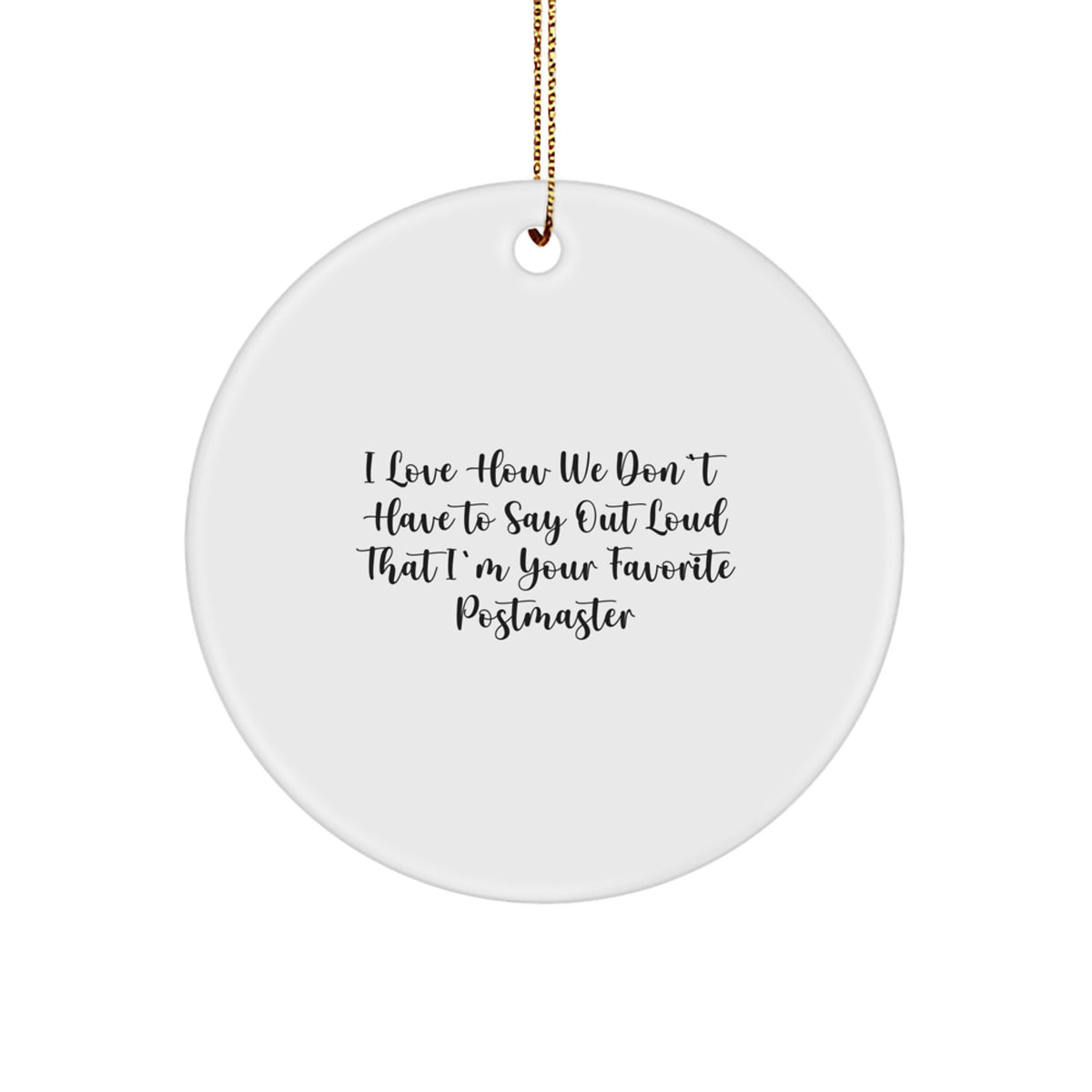 Christmas Unique Gift Ornament for Her – Postmaster Favorite Present - Image 1