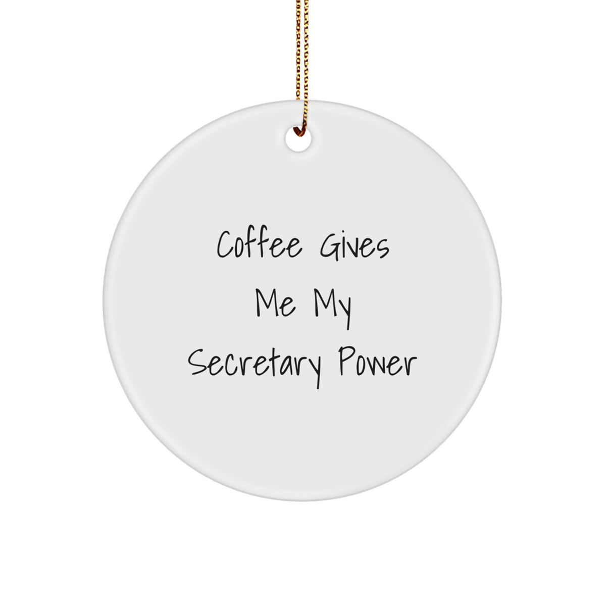 Funny Quotes Gifts for Secretary - Secretary Power Christmas Unique Gifts from Friends - Image 1