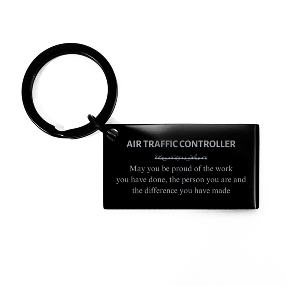 Chemist May you be proud of the work you have done, Retirement Air Traffic Controller Keychain for Colleague Appreciation Gifts Amazing for Air Traffic Controller