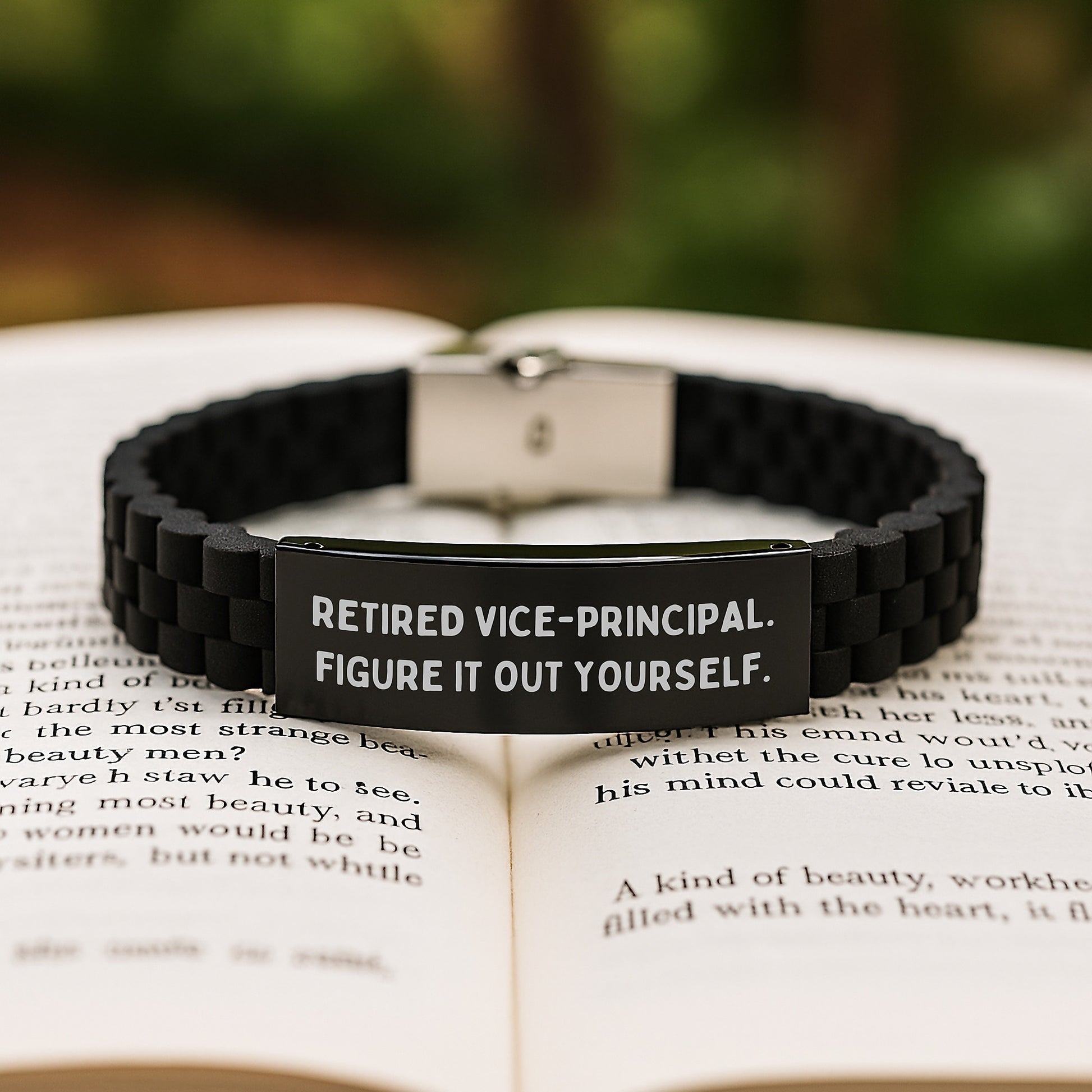 Vice-Principal Keepsake Bracelet for Him Elegant Birthday Gift - Image 2