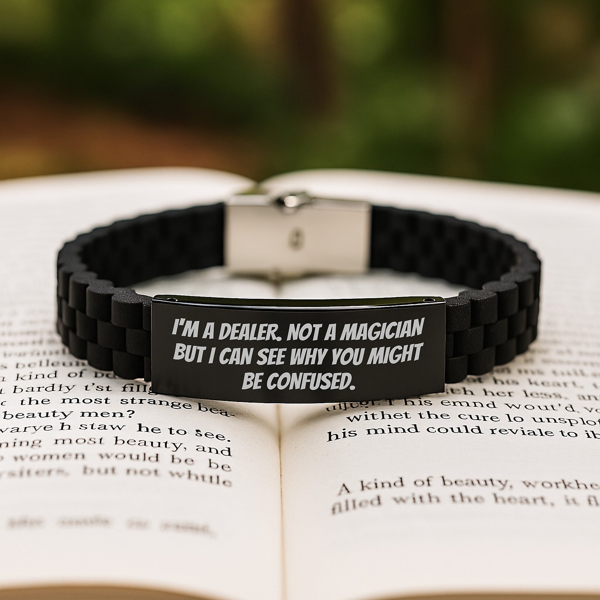 Dealer Glidelock Clasp Bracelet Keepsake for Him Birthday Gift - Image 2