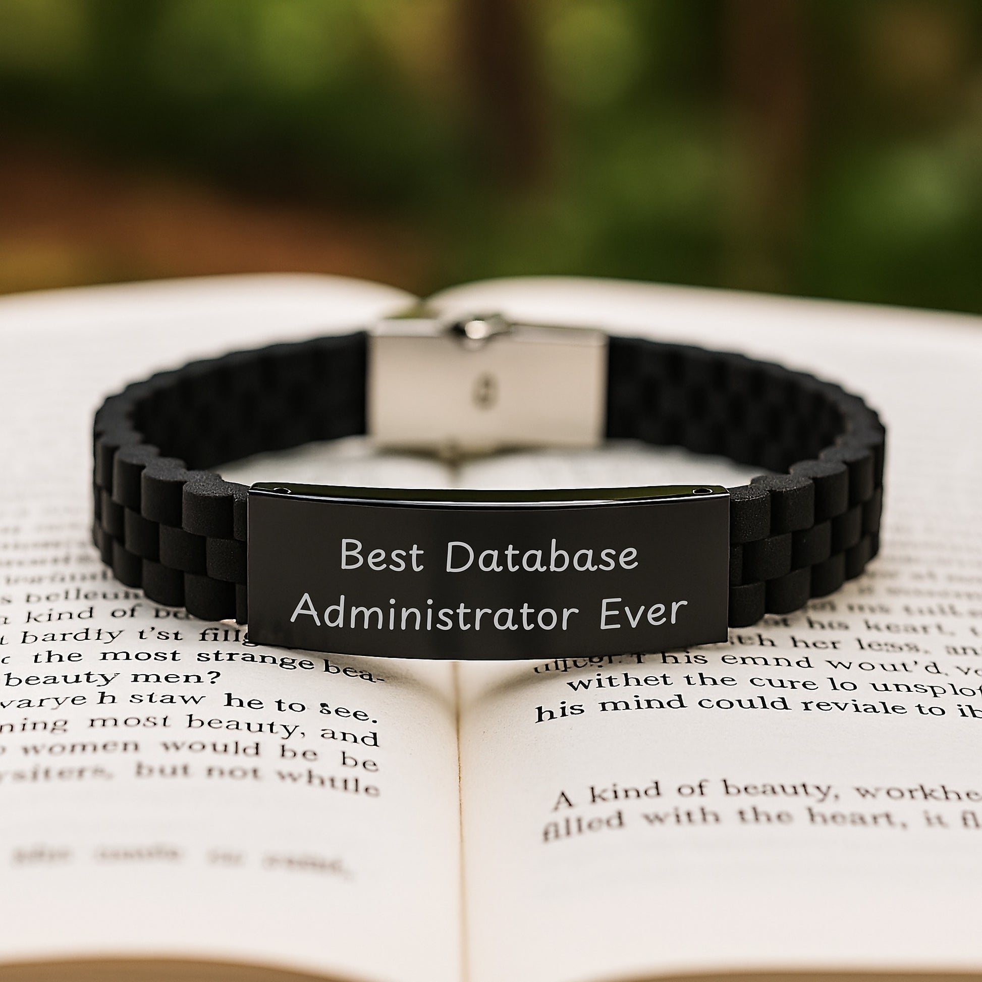 Database Administrator Keepsake Glidelock Bracelet Birthday Gift for Him - Image 2