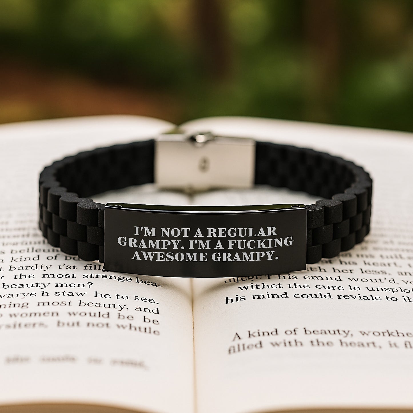 Grampy Ultimate Keepsake Glidelock Bracelet for Him Birthday Gift - Image 2
