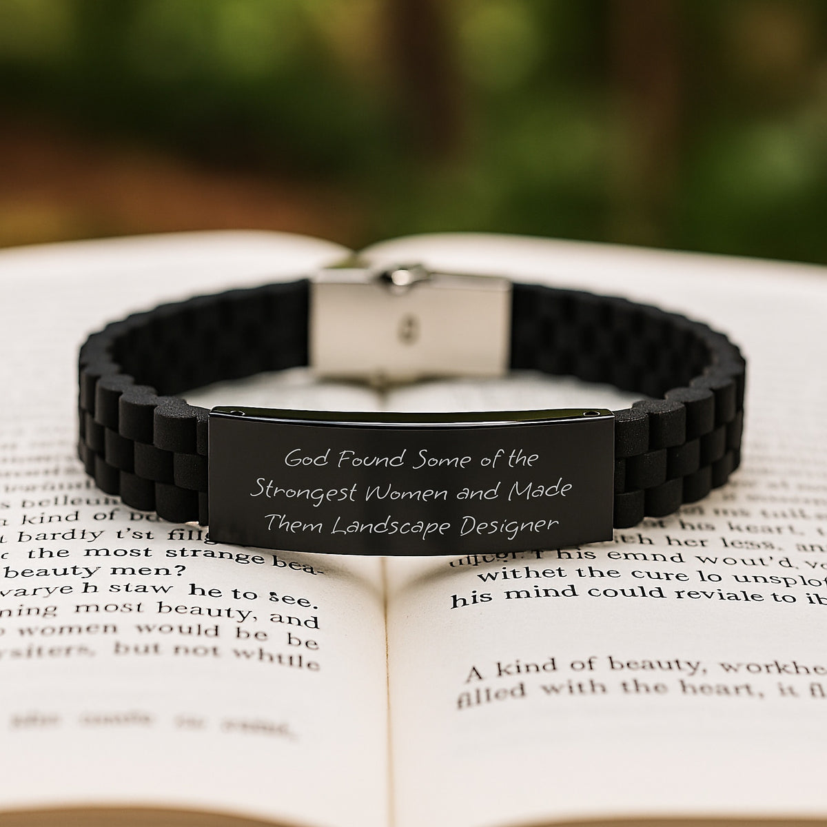 Funny Inspirational Gifts for Landscape Designers - Glide lock Clasp Bracelet for Women Men Friends Family - Graduation Unique Gifts from Men Women Coworkers Family - Image 2