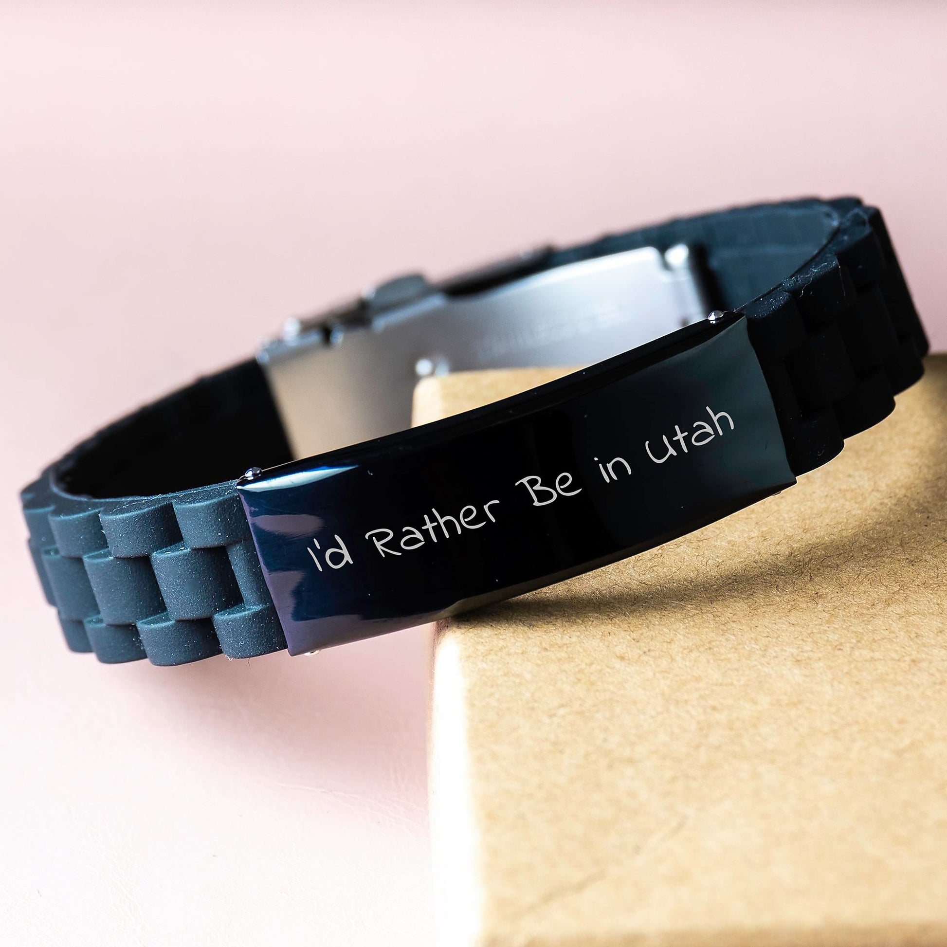 Utah Glidelock Clasp Bracelet Keepsake Birthday Gift for Him - Image 3