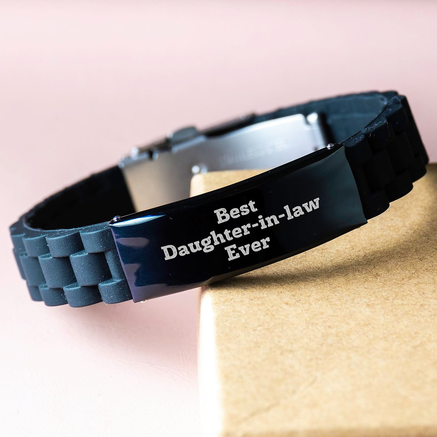 Best Daughter-in-law Ever Keepsake Glidelock Bracelet Him Birthday Gift - Image 3