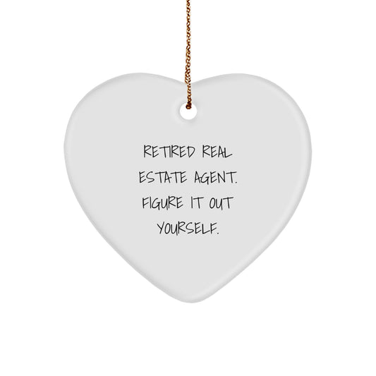 Real Estate Agent Christmas Ornament Humorous Gift for Friends Novelty - Image 1