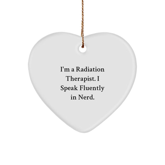 Christmas Unique Gift Radiation Therapist Ornament for Her Present Speak - Image 1