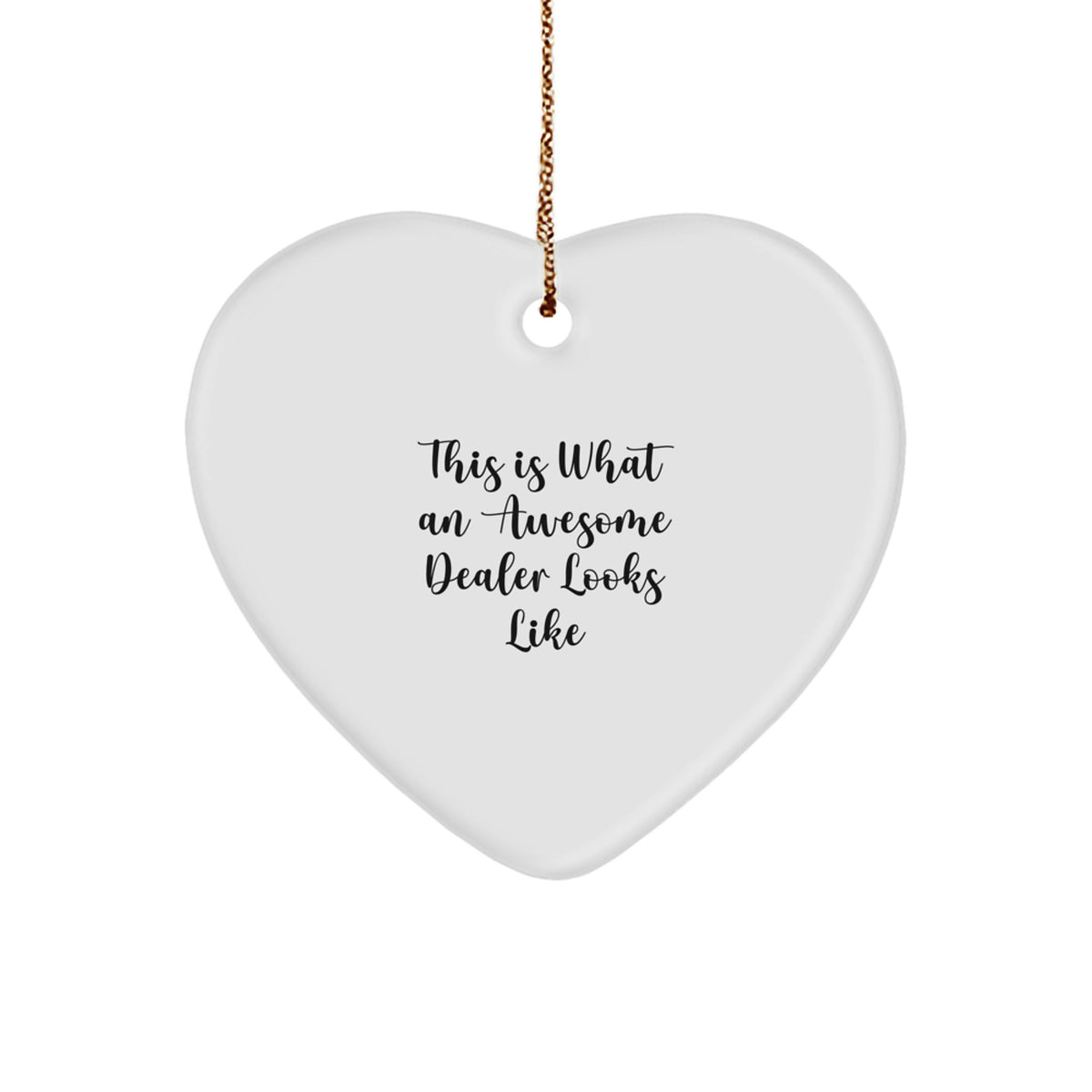 Dealer Christmas Ornament Gift for Neighbors - This Is What An Awesome - Image 1