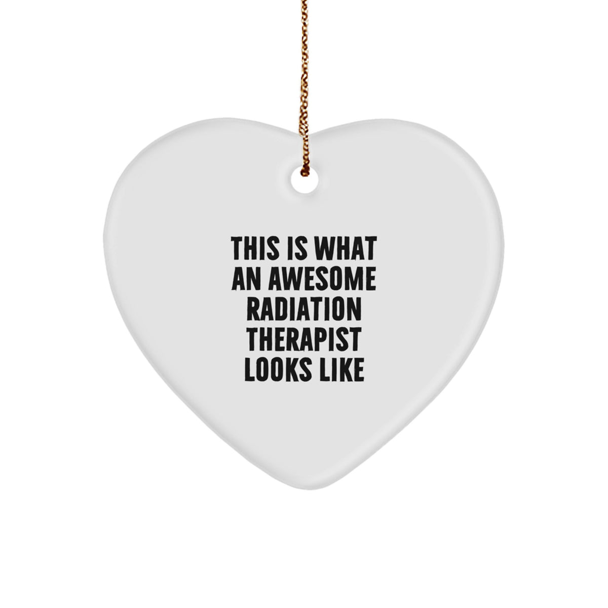 Radiation Therapist Christmas Ornament for Roommates Memento Gift - Image 1