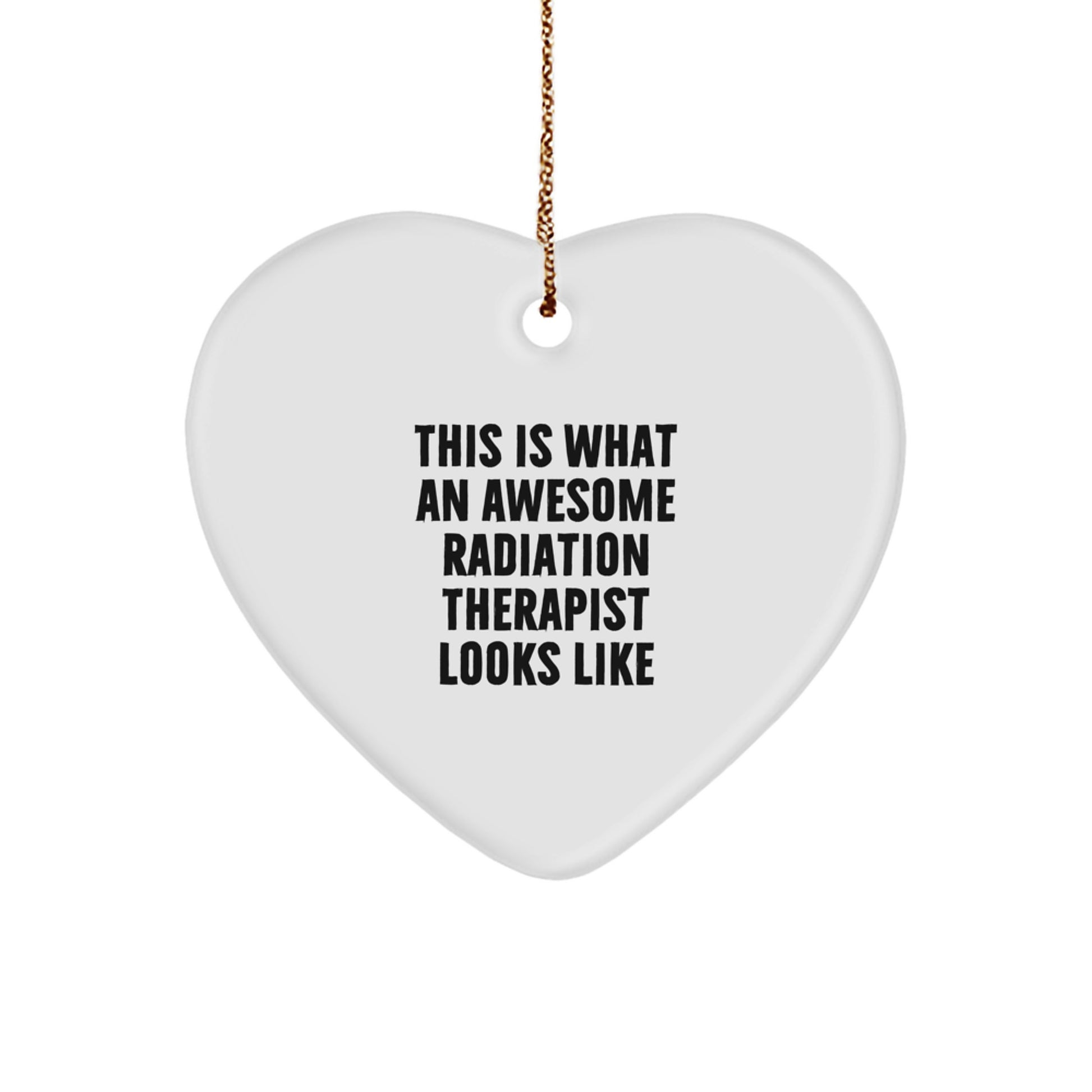 Radiation Therapist Christmas Ornament for Roommates Memento Gift - Image 1